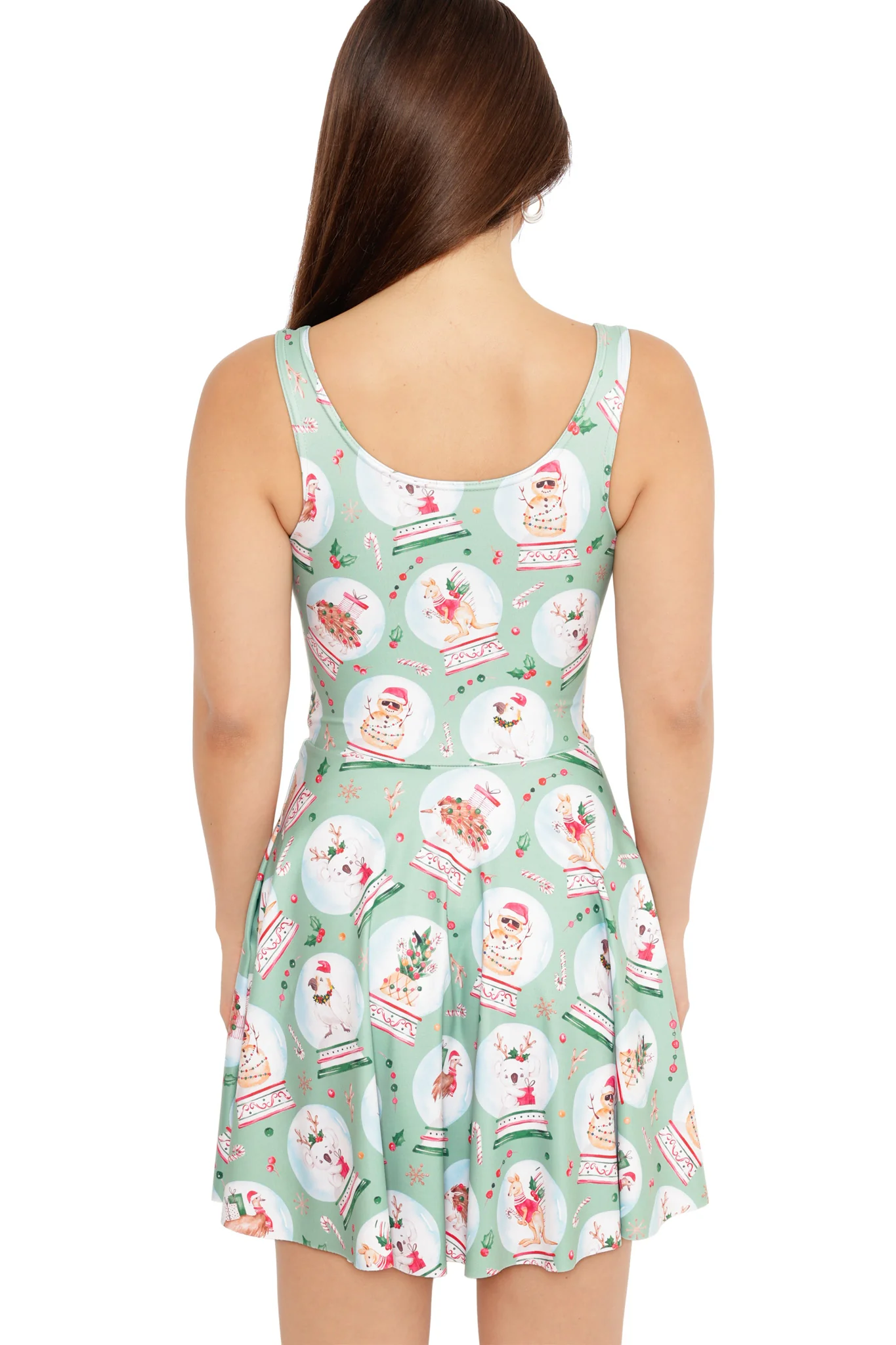 A Little Aussie Christmas Scoop Skater Dress - Image 4