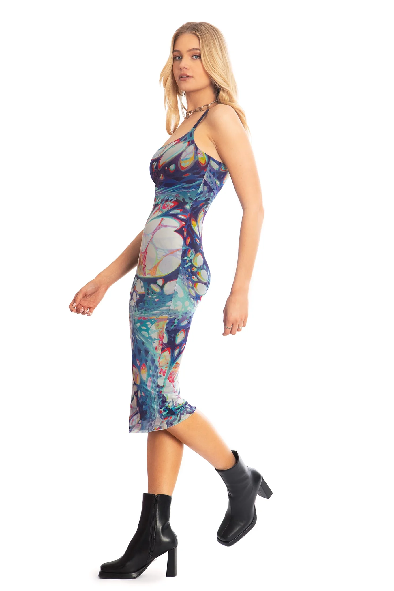 Anomaly Sheer Bodycon Slip Dress - Image 4