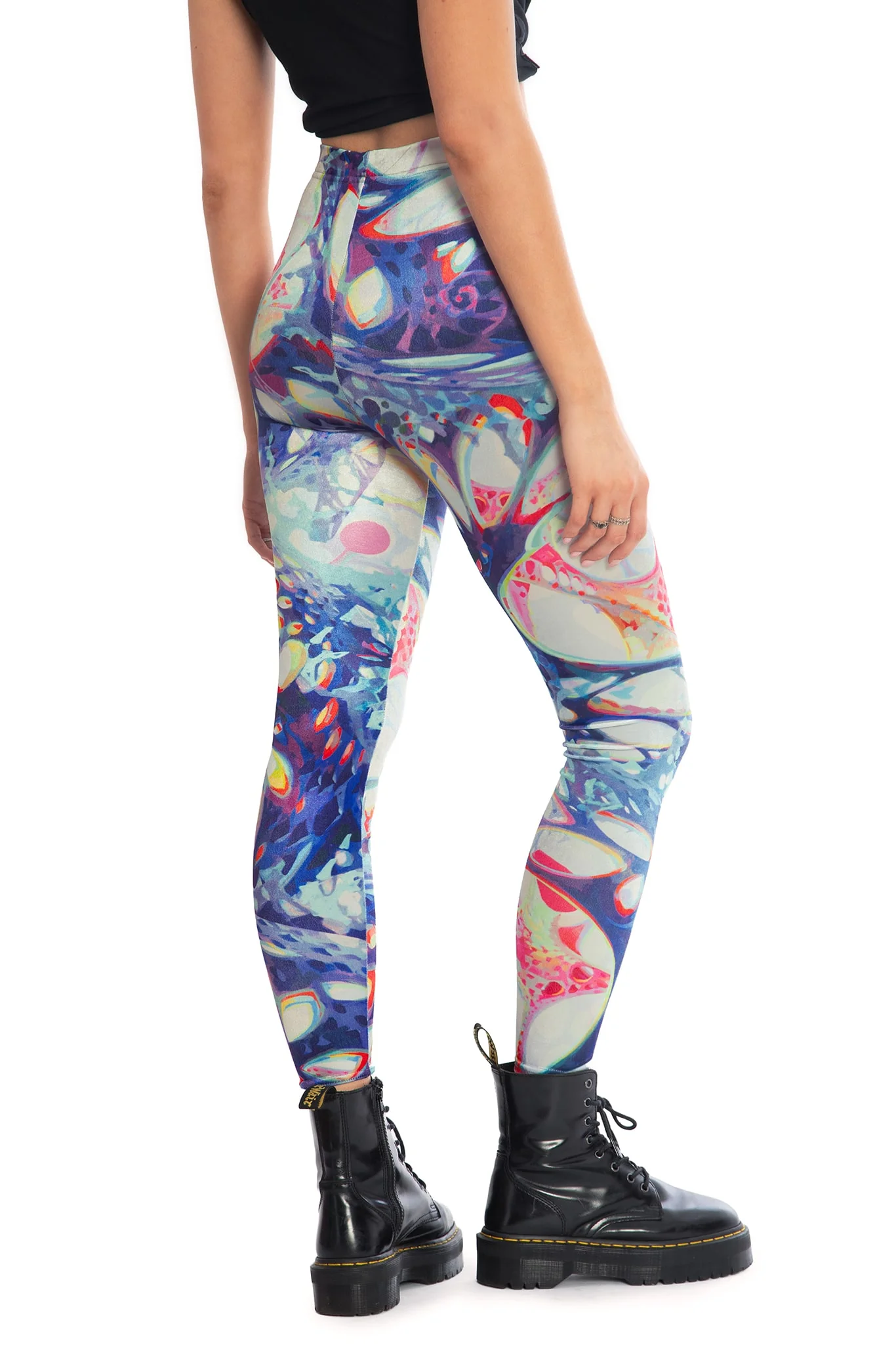 Anomaly Velvet High Waisted Leggings - Image 2