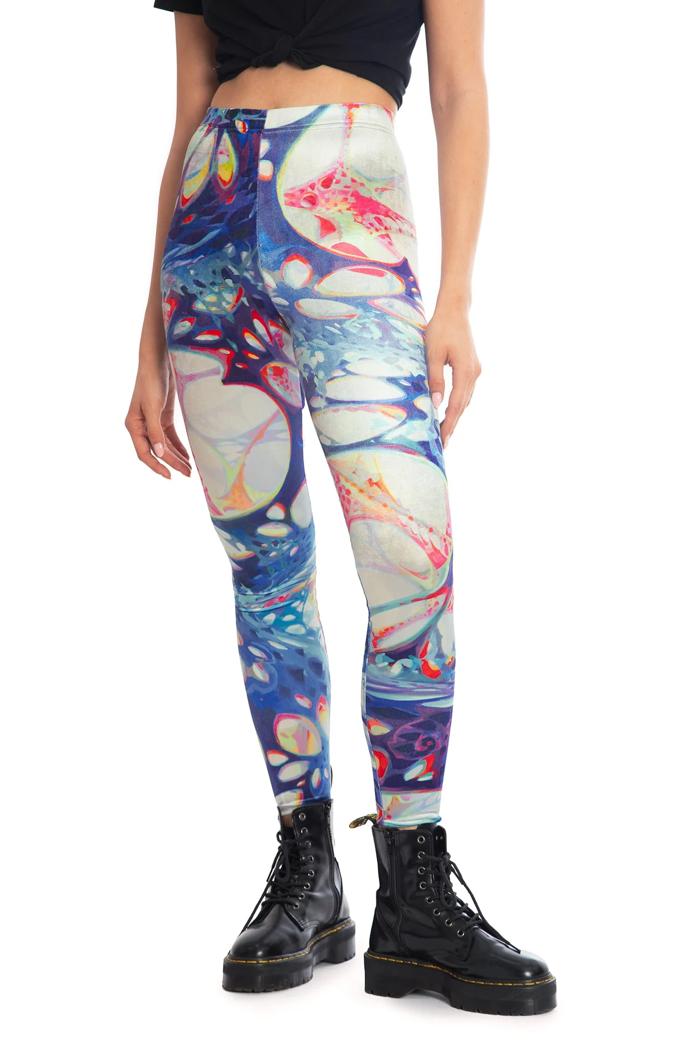 Anomaly Velvet High Waisted Leggings - Image 5