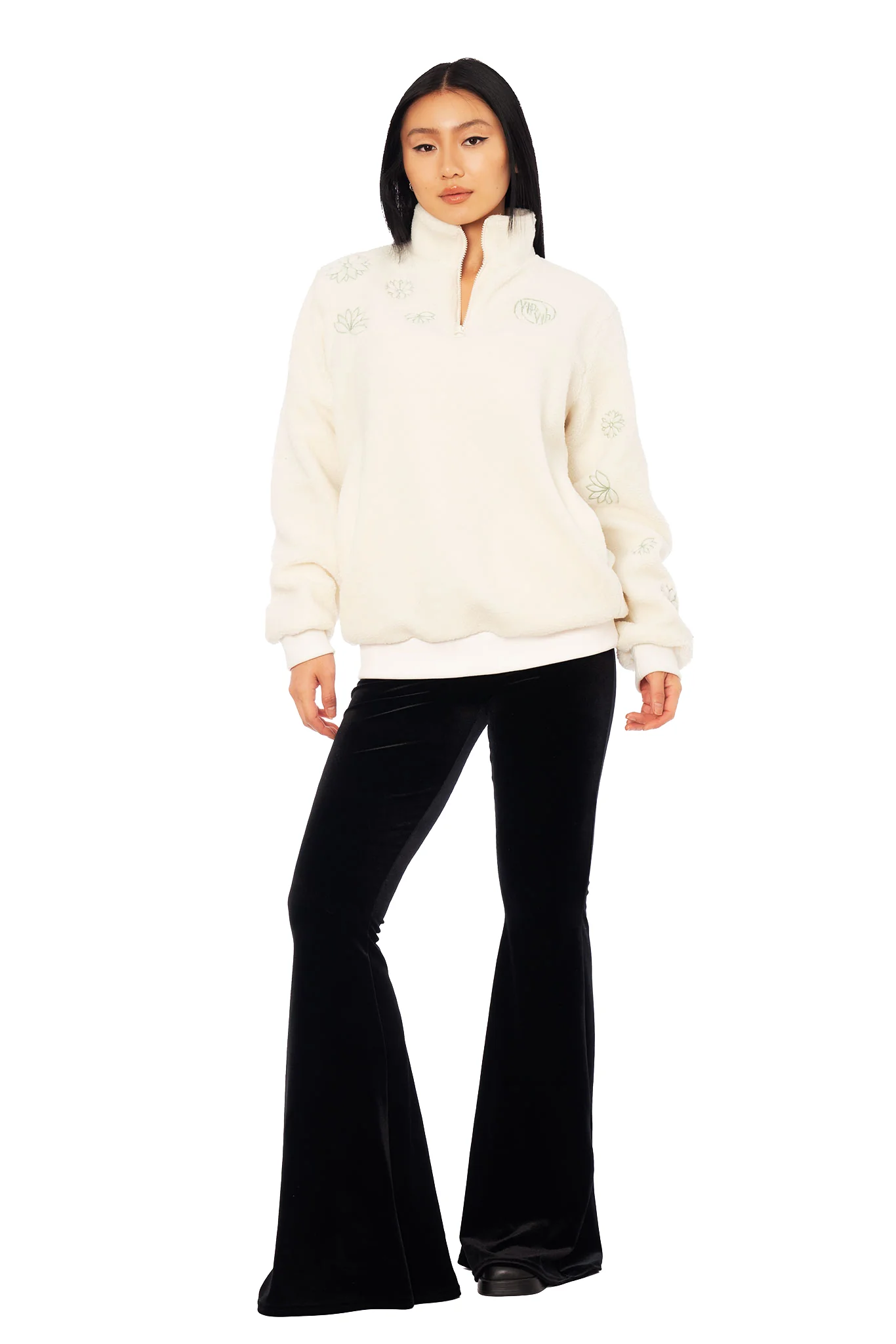 Appa Fluffy 3/4 Zip Sweater - Image 4