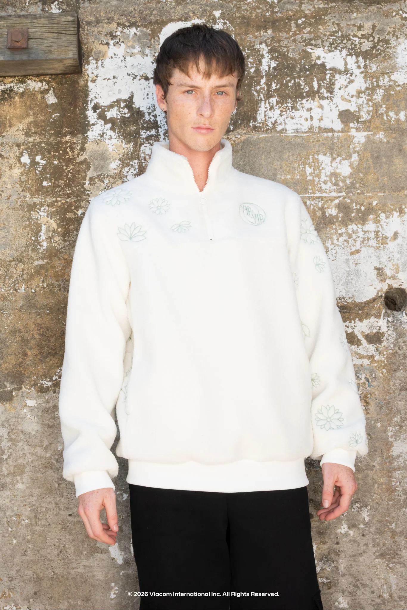 Appa Fluffy 3/4 Zip Sweater - Image 5
