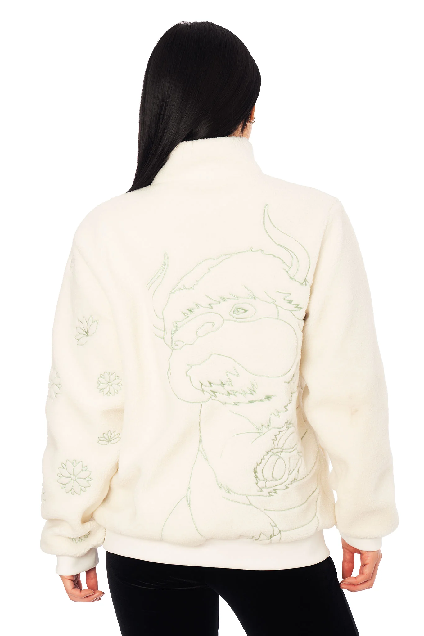 Appa Fluffy 3/4 Zip Sweater - Image 9