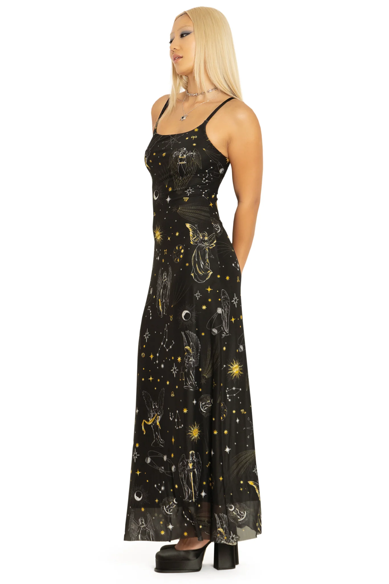Archangels Sheer A-Line Maxi Dress - Image 6