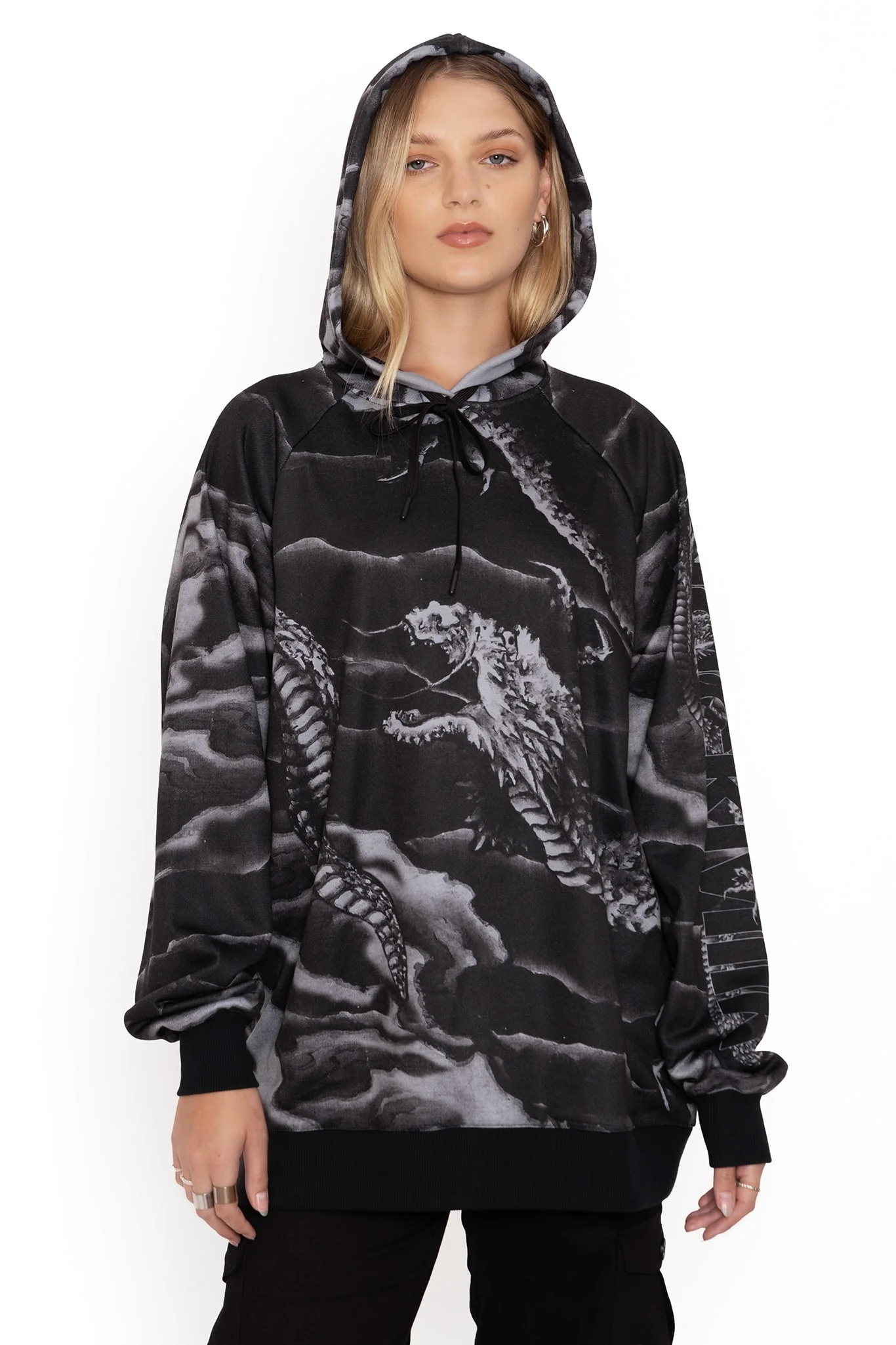 Ascending Dragon Descending Dragon Oversized Hoodie - Image 7