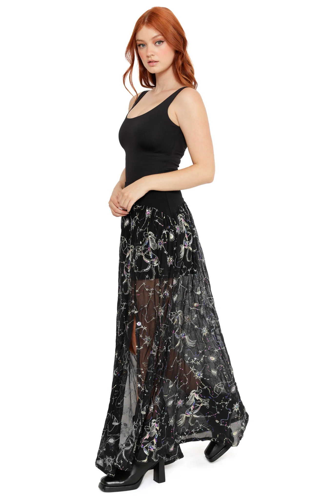 Astraea Flowy Maxi Skirt - Image 4