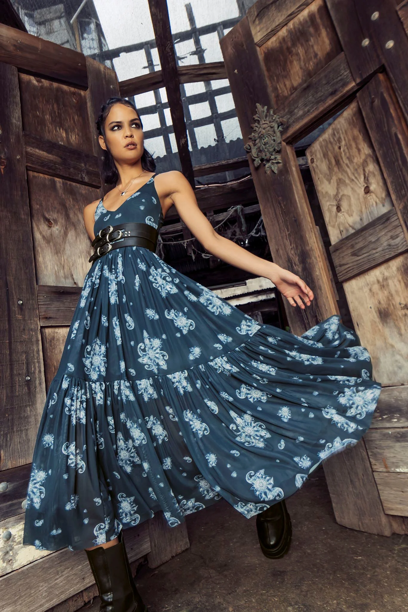 Baldur's Bouquet Sheer Midaxi Dress - Image 4