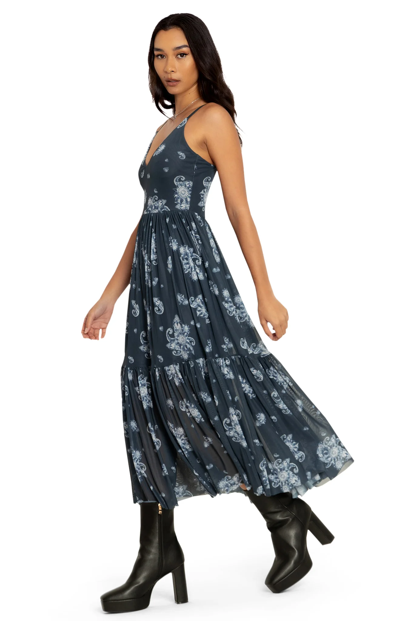 Baldur's Bouquet Sheer Midaxi Dress - Image 6