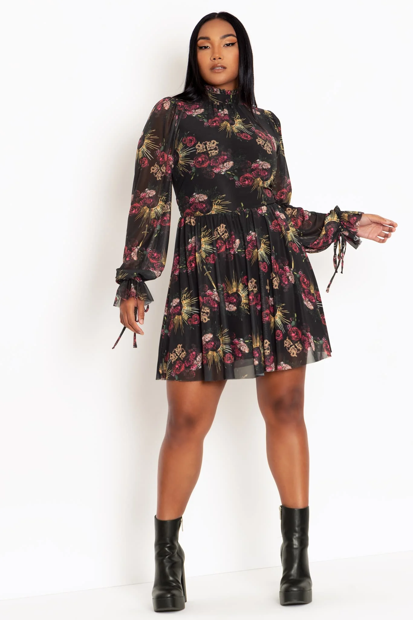 Baroque Fantasy Sheer Grace Dress - Image 5