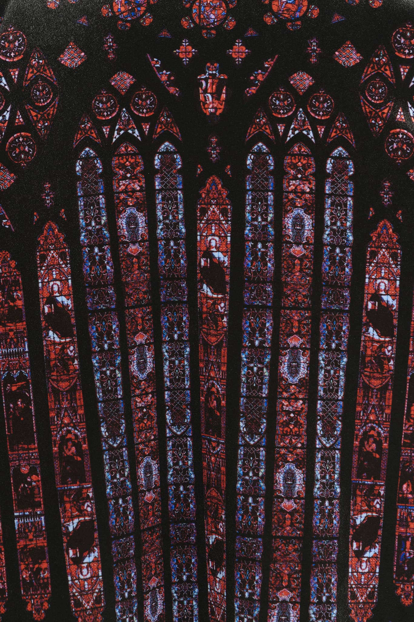 Basilica Of Saint-Denis Velvet Scoop Mini Strappy Dress - Image 5