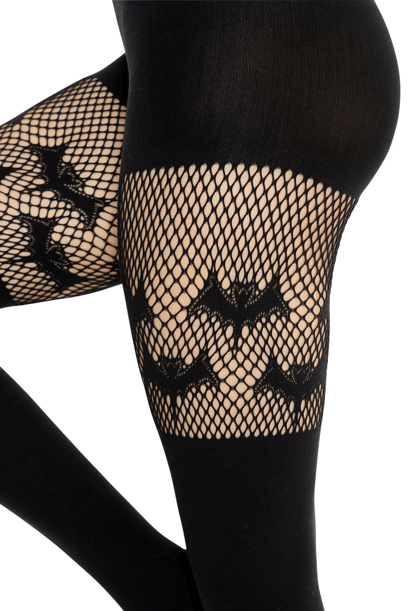 Bats Black Suspender Hosiery - Image 6