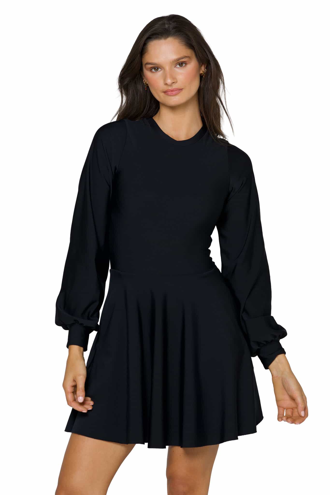 Black Bishop Skater Dress - Image 6