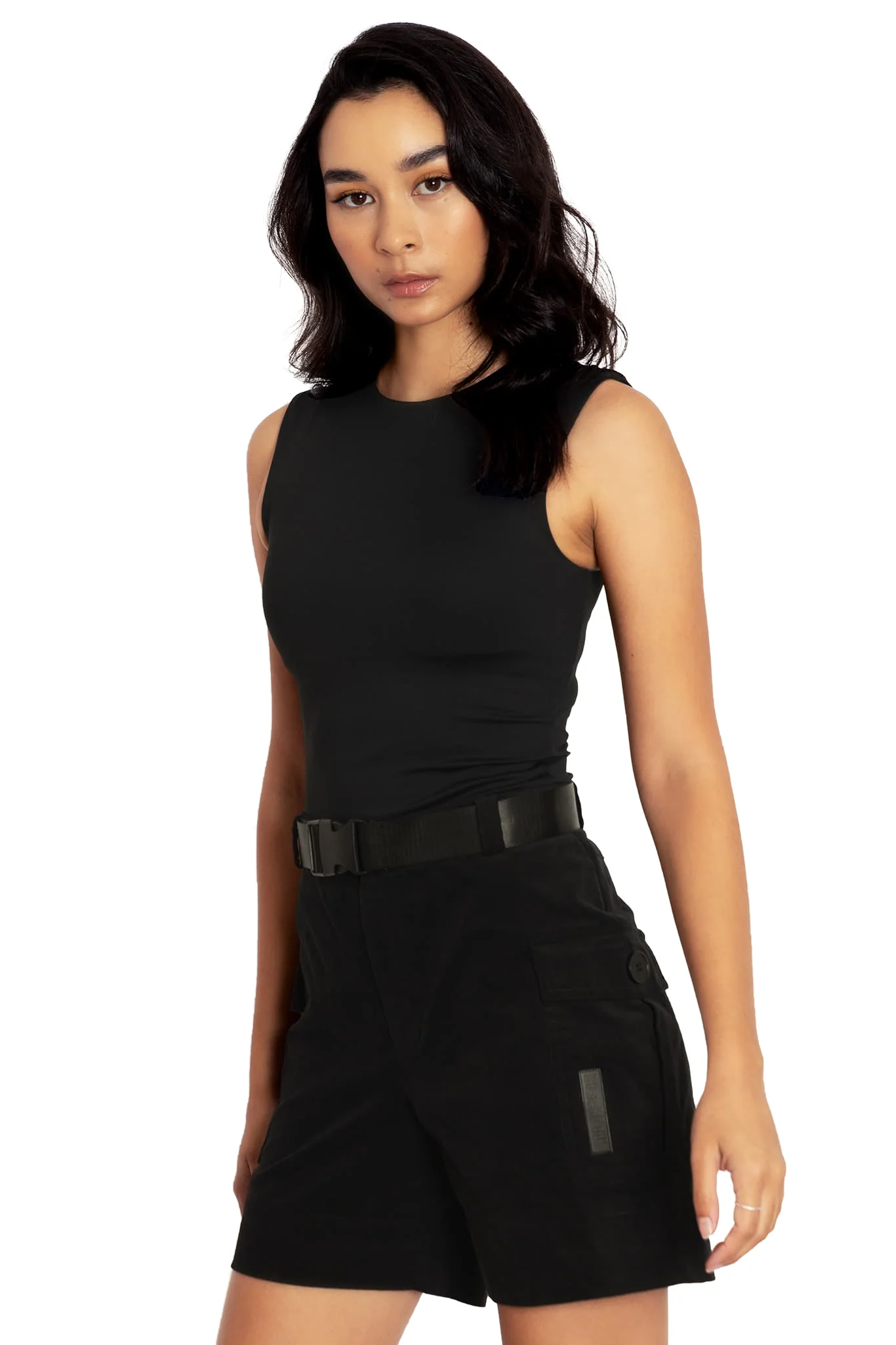Black Cargo Shorts