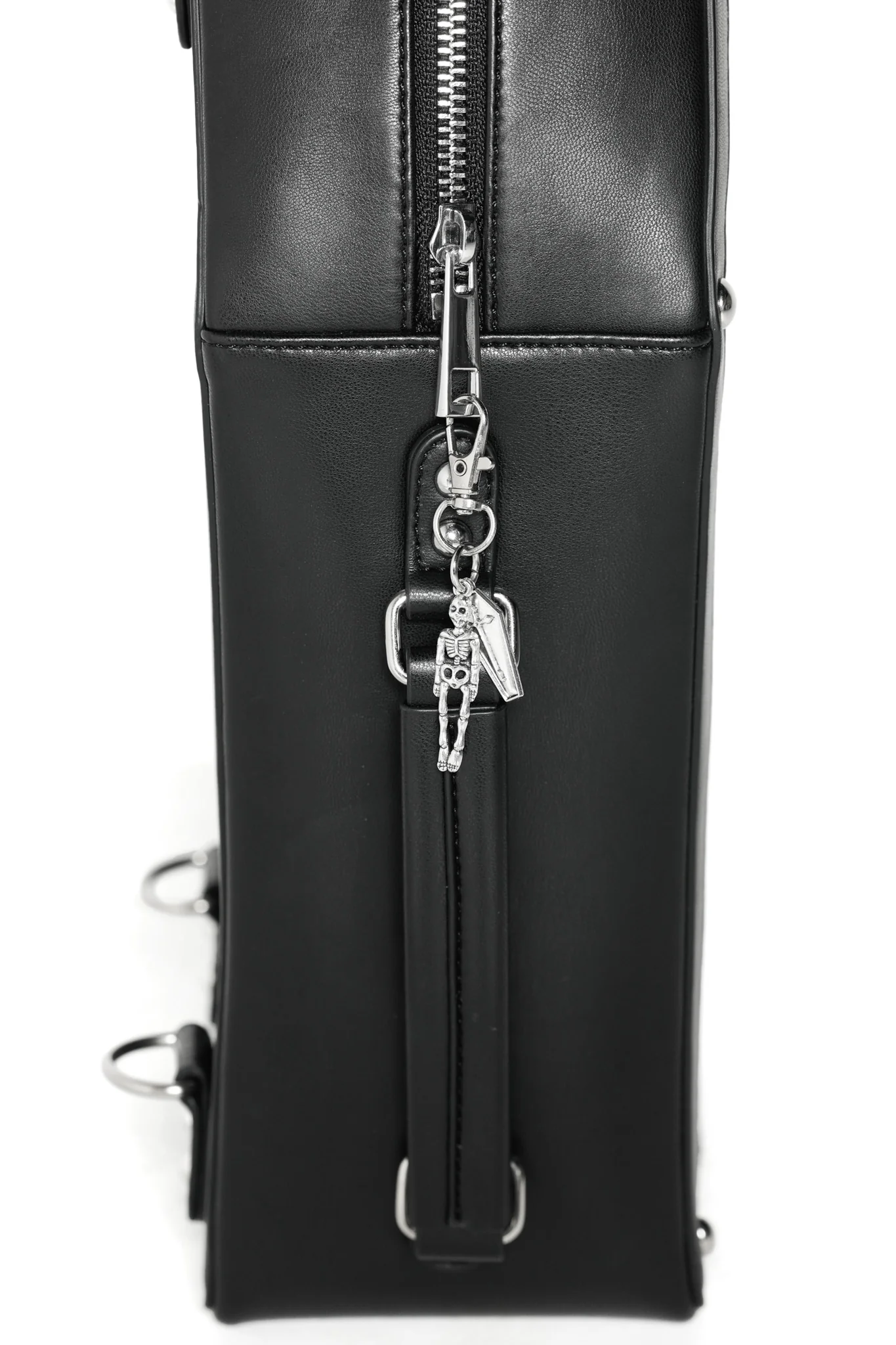 Black Embossed Coffin Backpack - Image 6