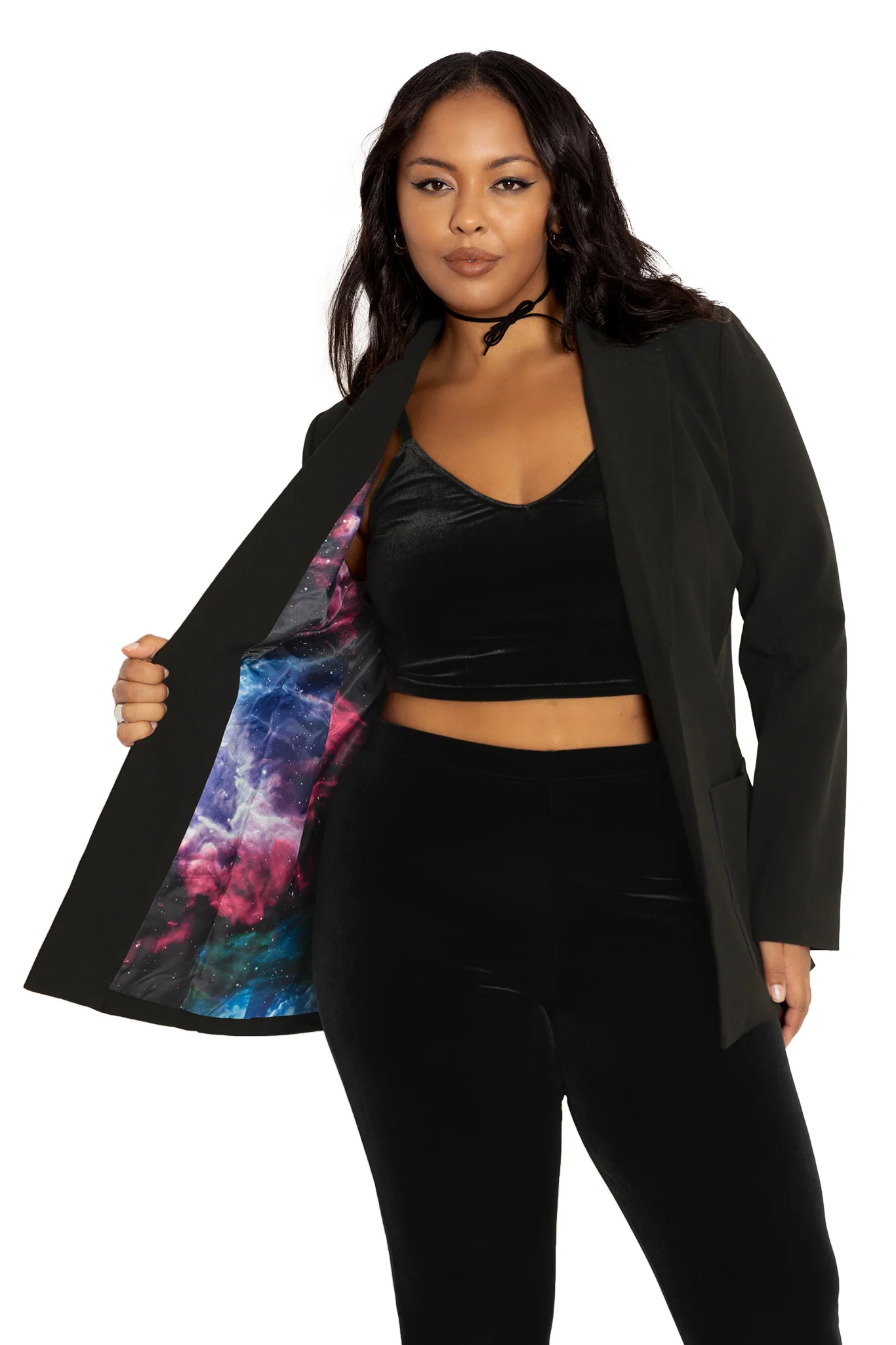 Black Galaxy Butterfly Blazer - Image 5