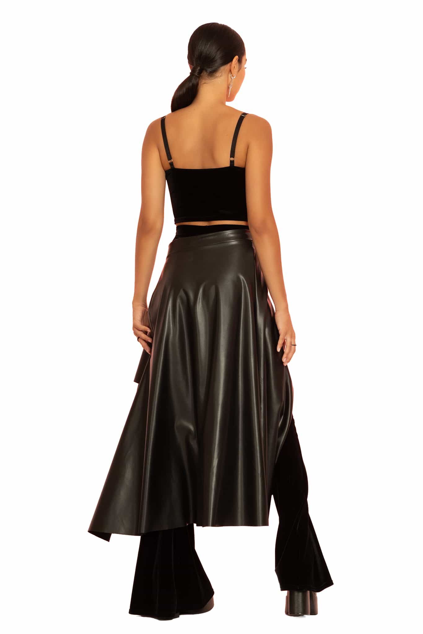 Black Layer Over Skirt - Image 3