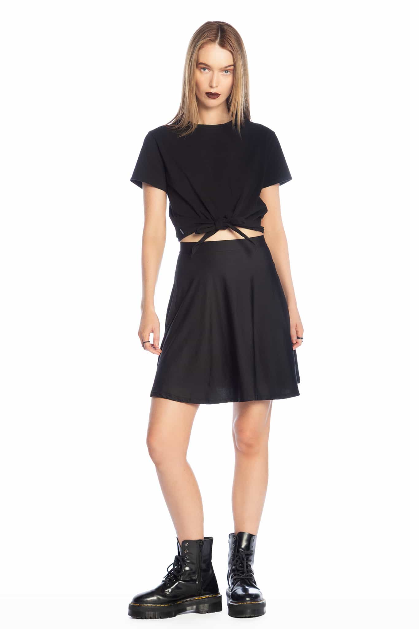 Black Slip Skirt
