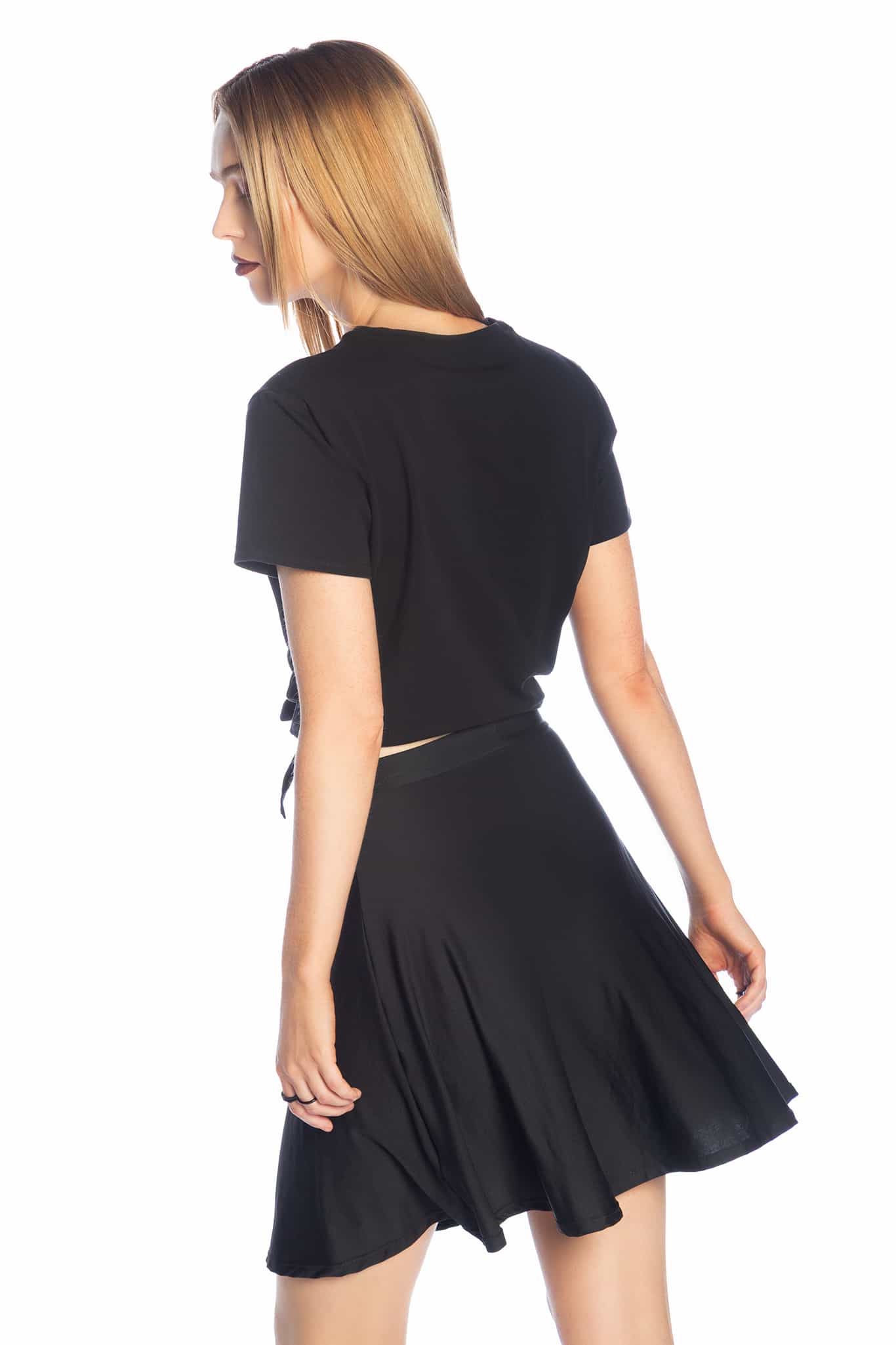 Black Slip Skirt - Image 2
