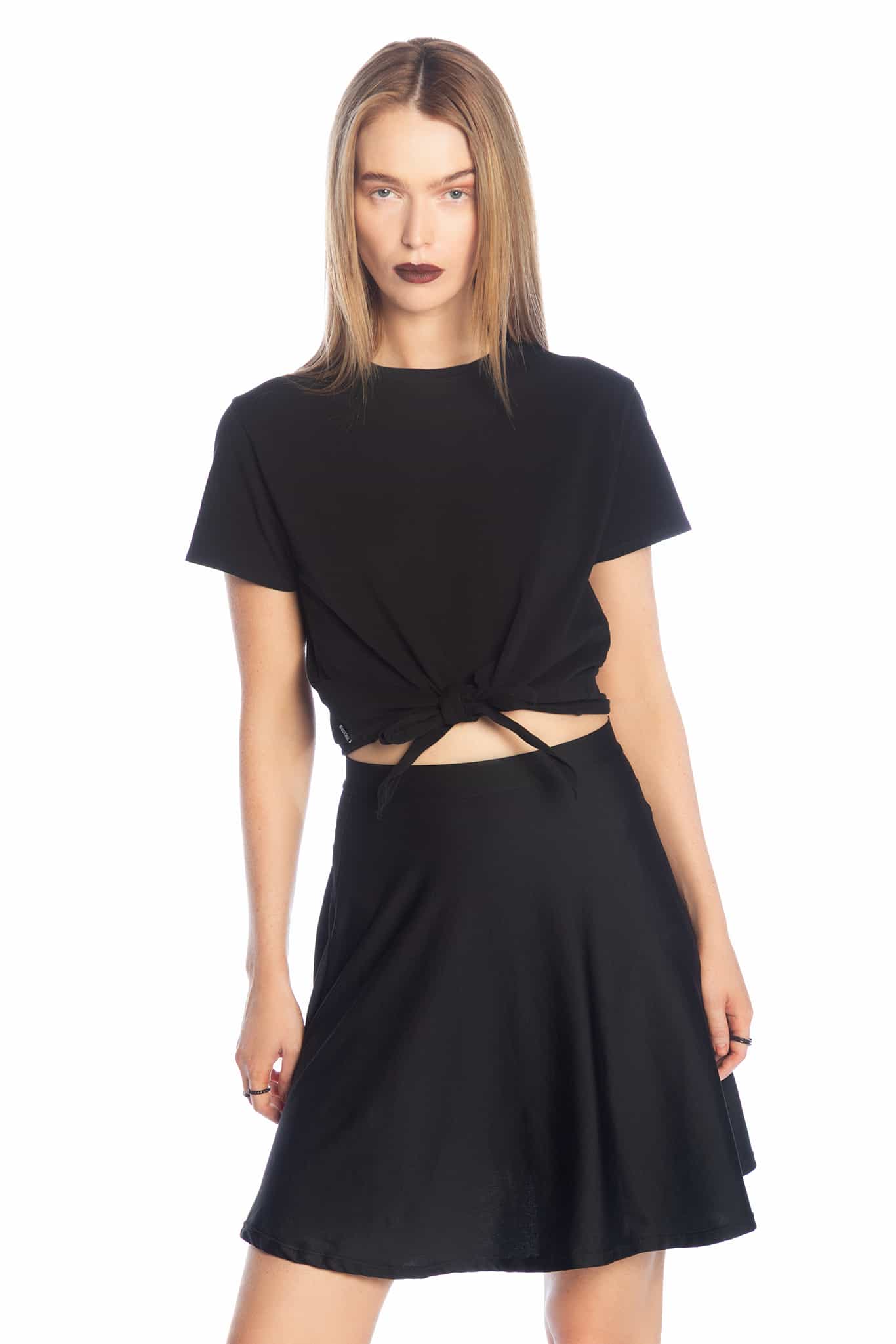 Black Slip Skirt - Image 4
