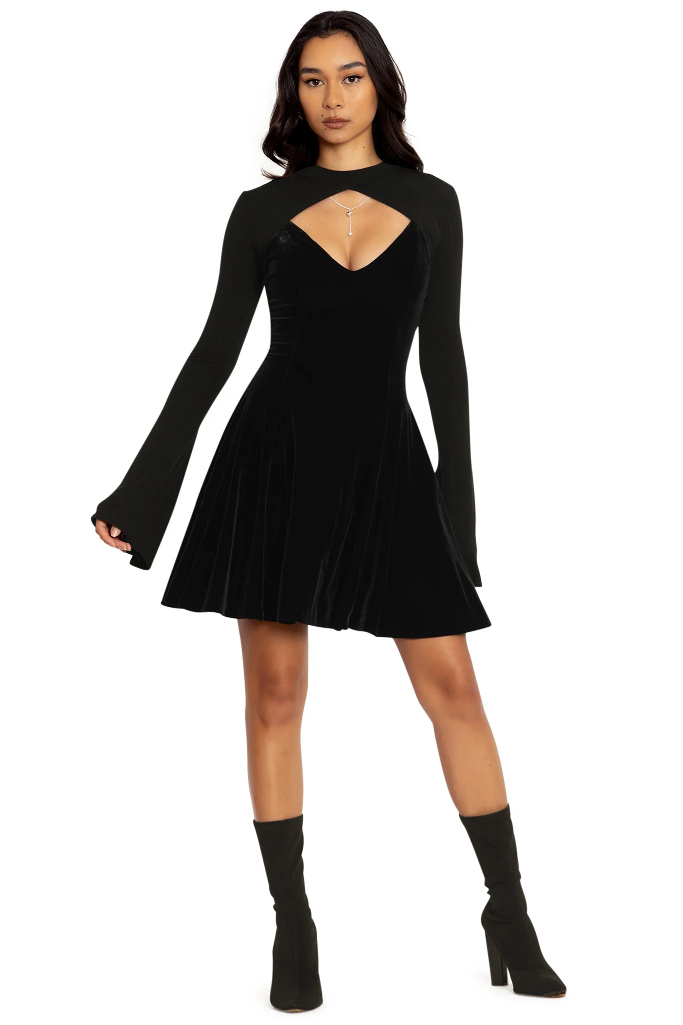 Black Split Sleeve Shrug - Image 4