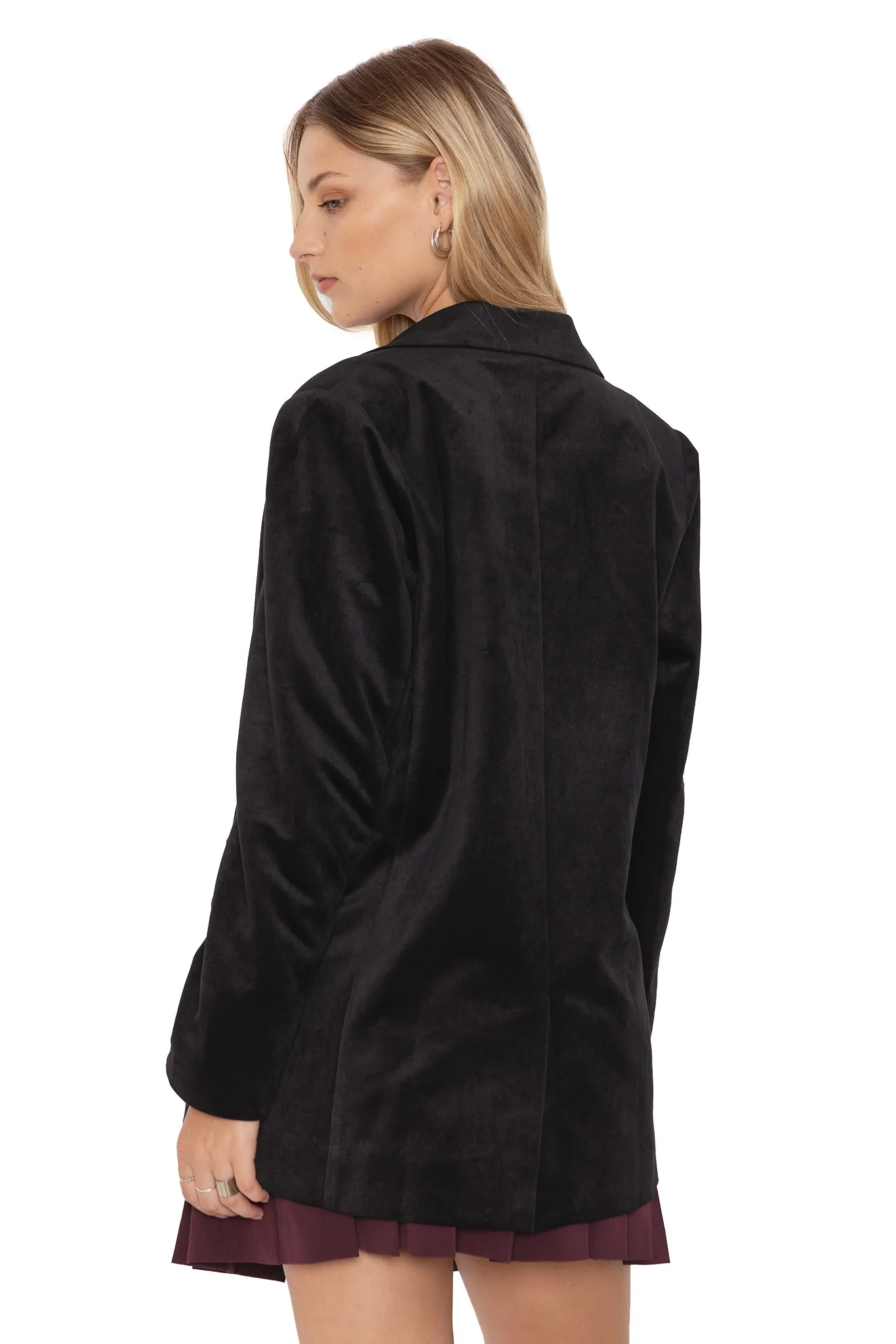 Black Velvet Burial Games Blazer - Image 2