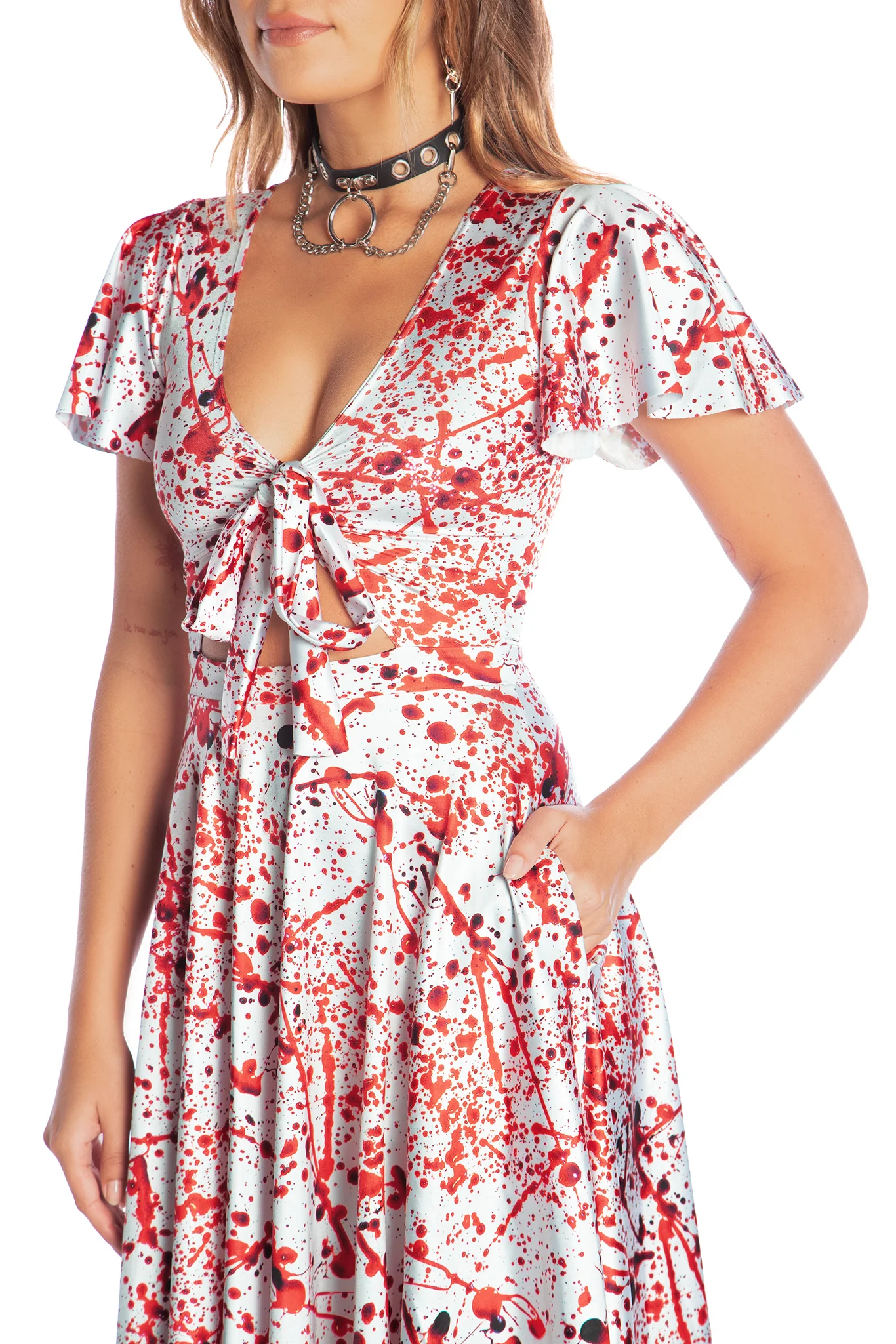 Blood Splatter Rio Midi Dress - Image 3