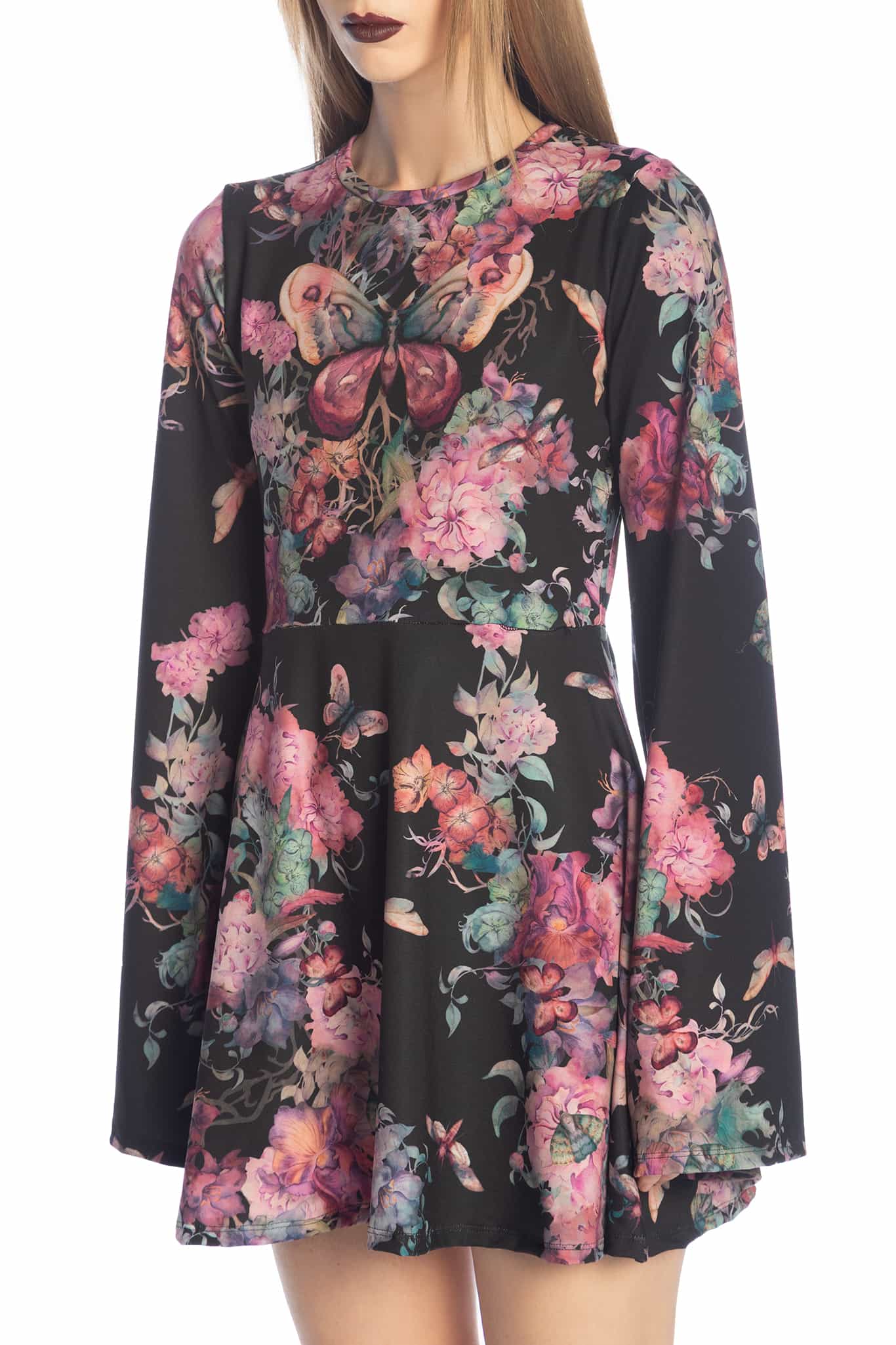 Bombyx Mori Bell Sleeve Dress - Image 5