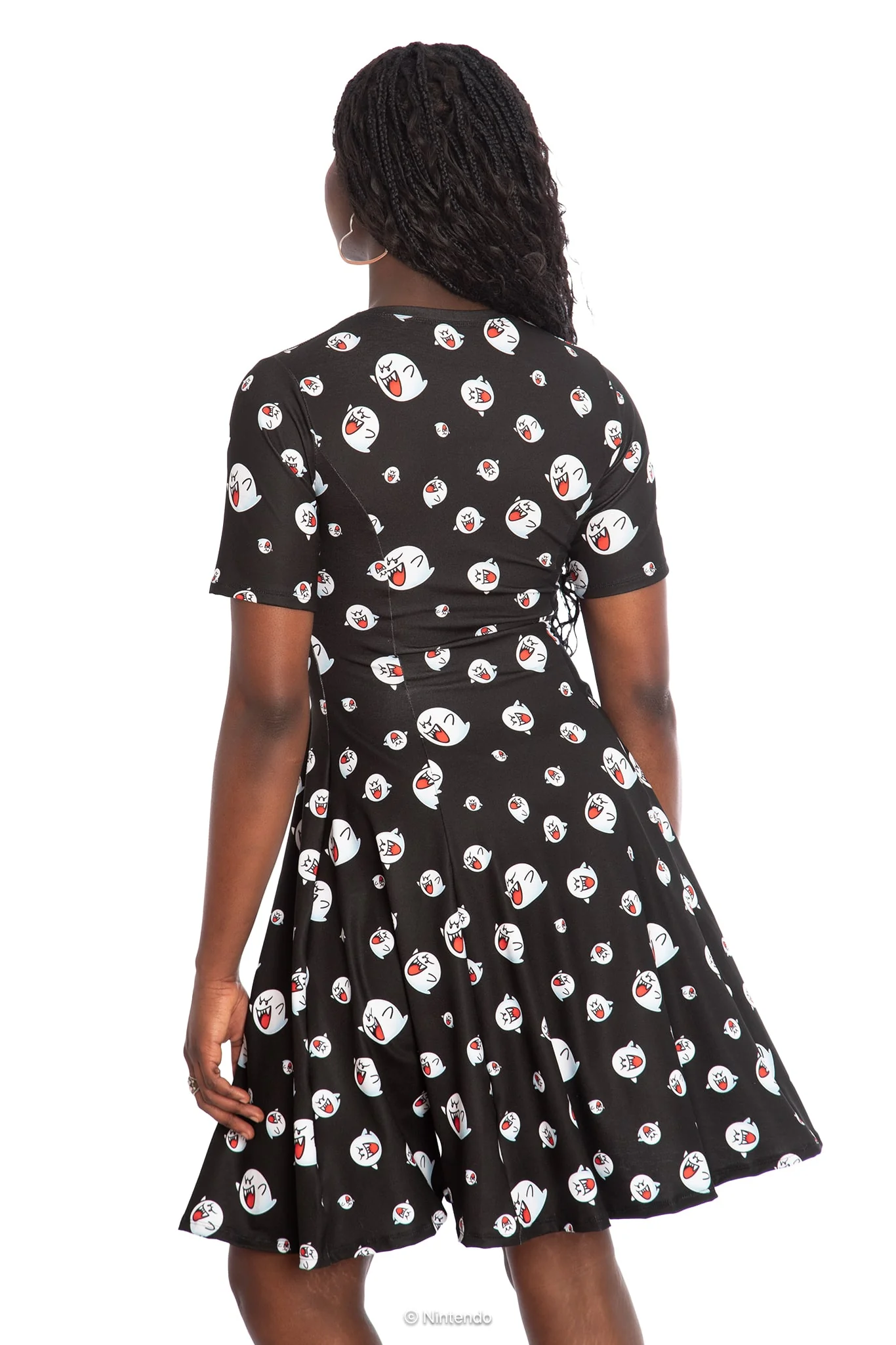 Boo Longline Evil Tee Dress - Image 2