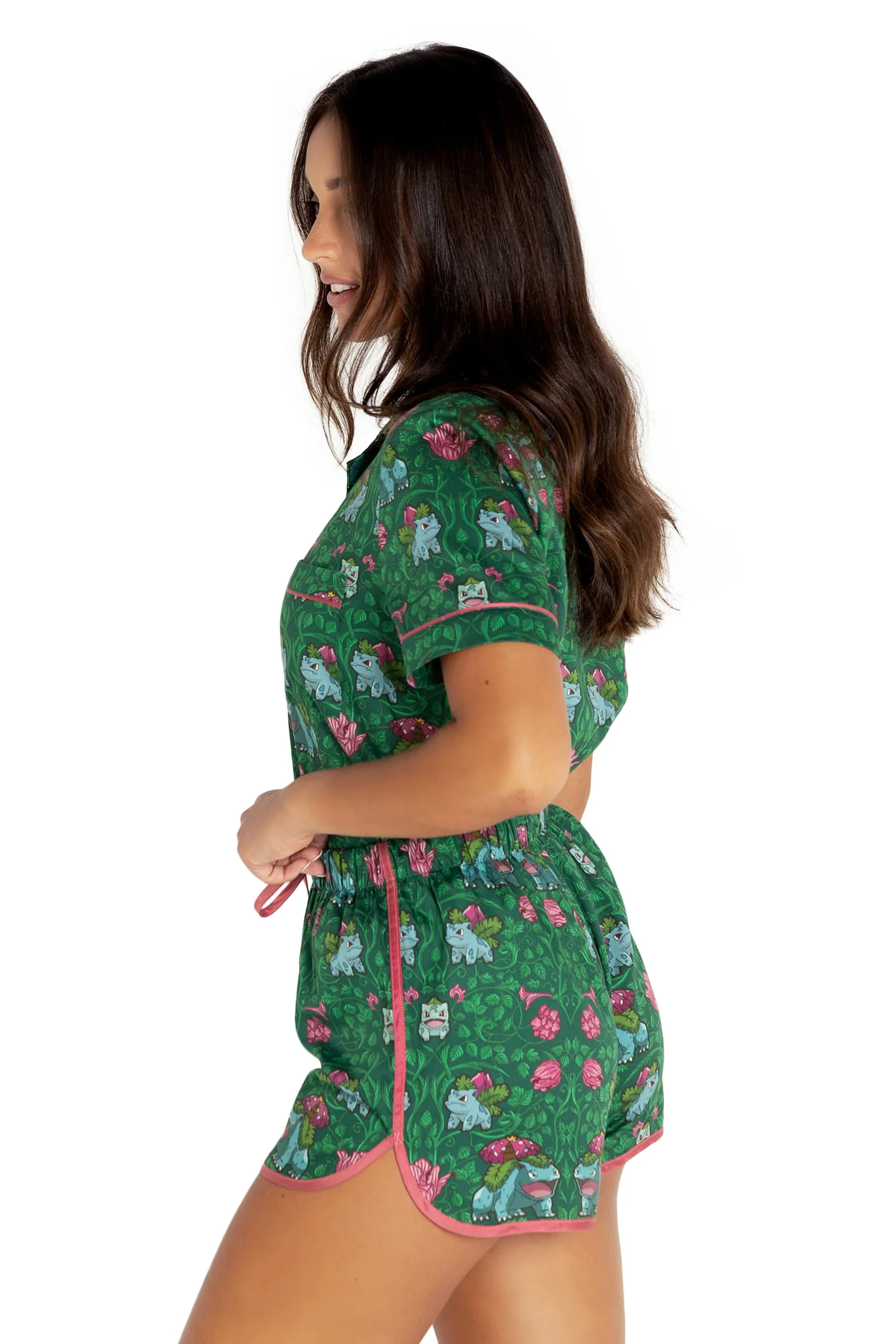 Bulbasaur Evolution Soft Sleep Shorts - Image 5