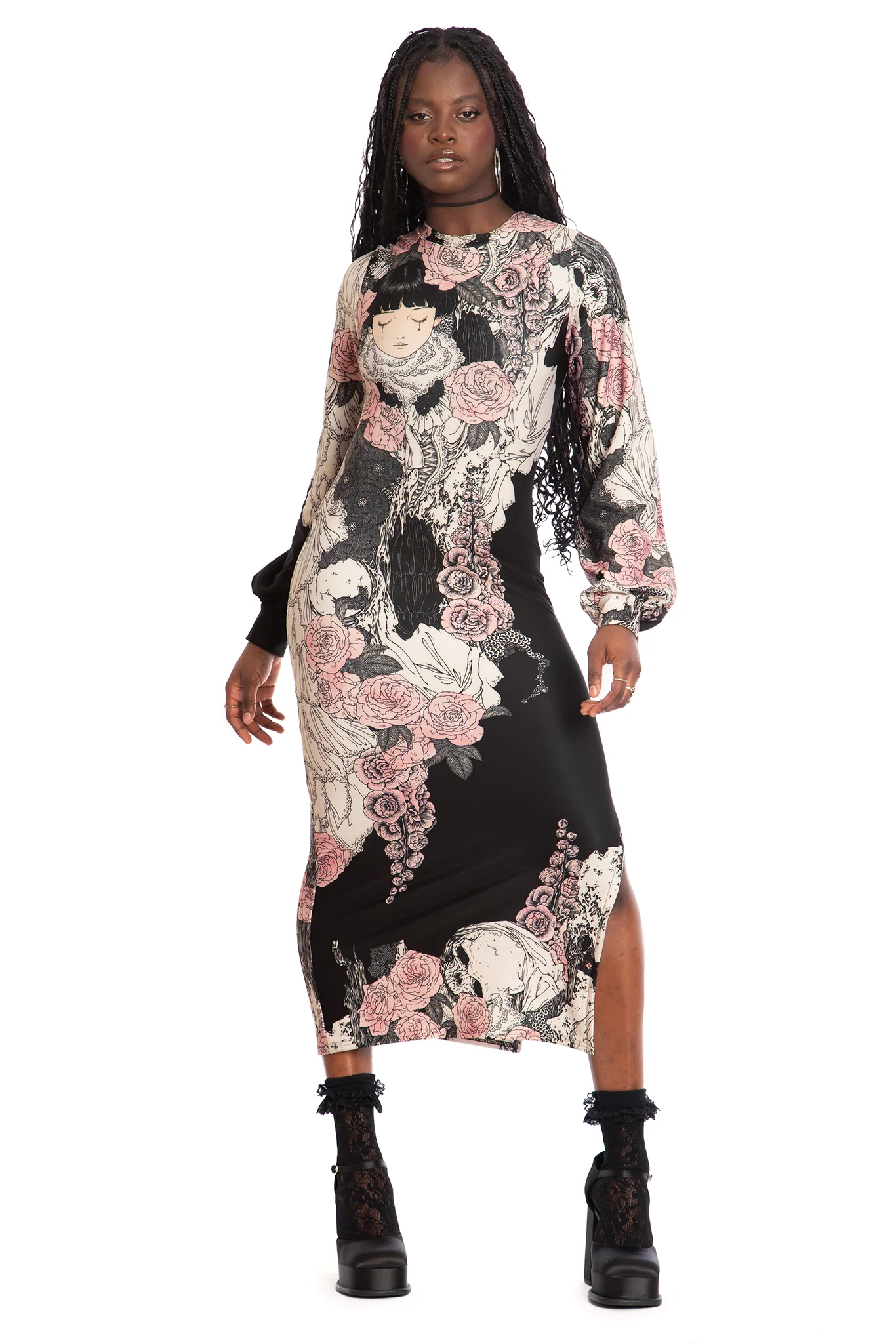 Burial Games Bishop Midaxi Dress - Image 5