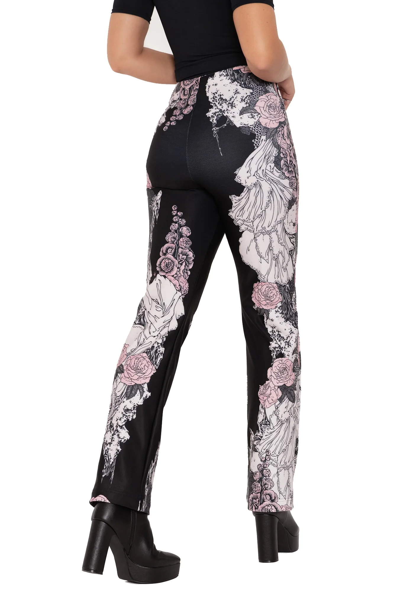 Burial Games High Waisted Straight Leg Pants - Image 3