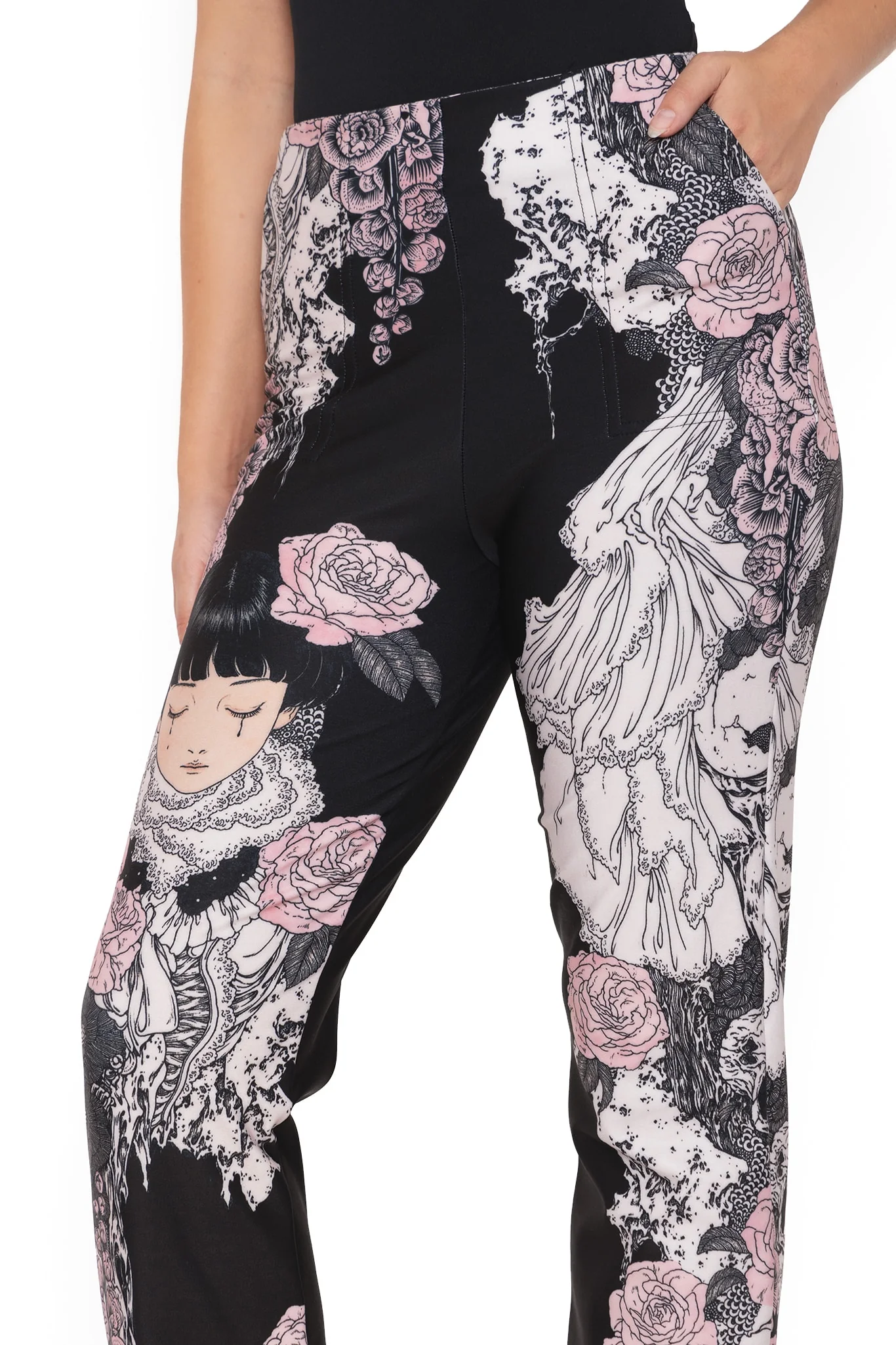 Burial Games High Waisted Straight Leg Pants - Image 4