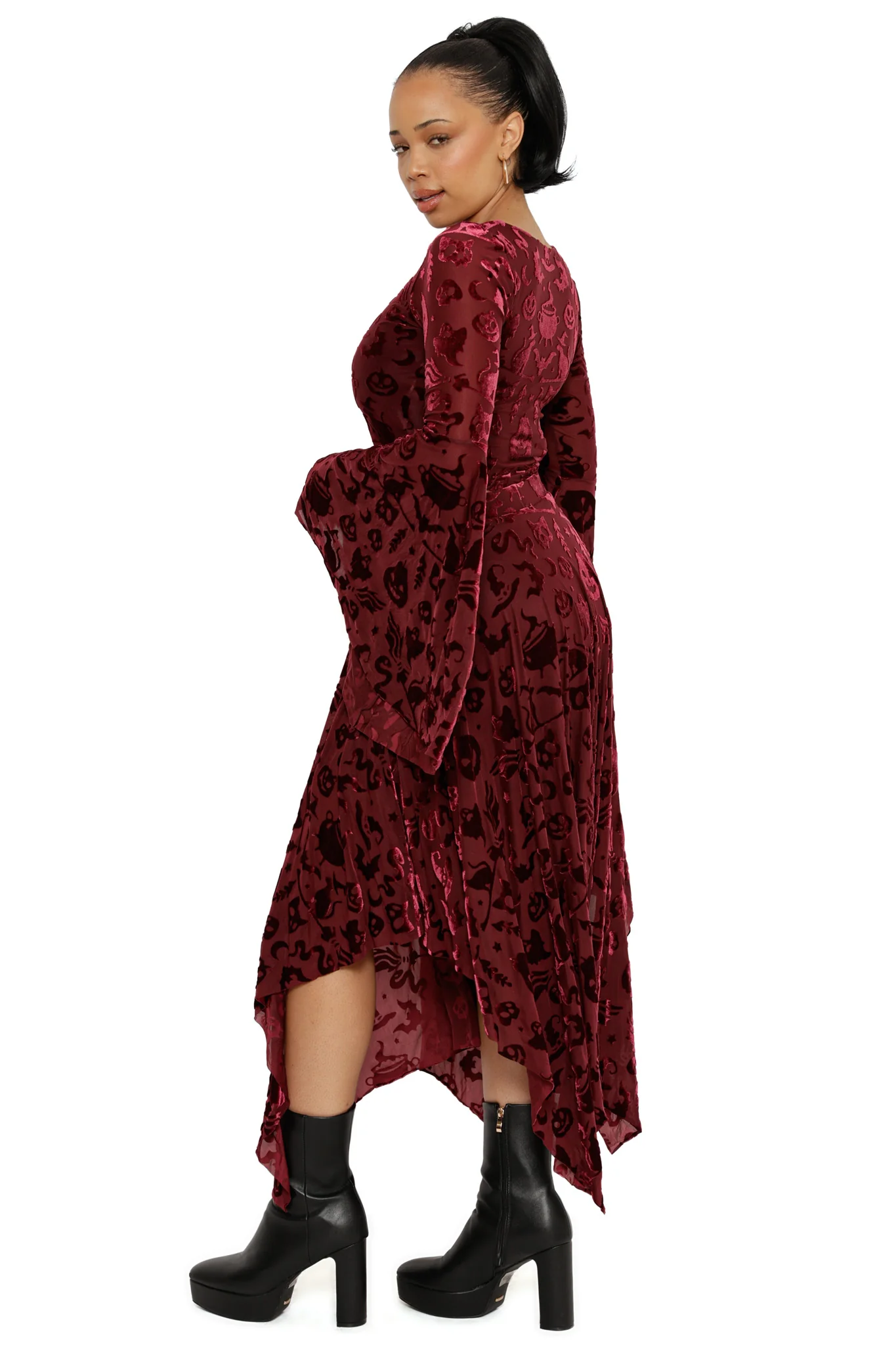 Burned Velvet Witch Spectre Top - Image 7