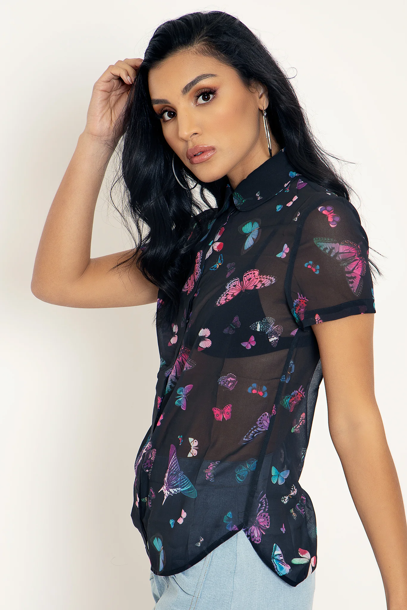 Butterflies Fluttering By Cute As A Button Shirt - Image 6