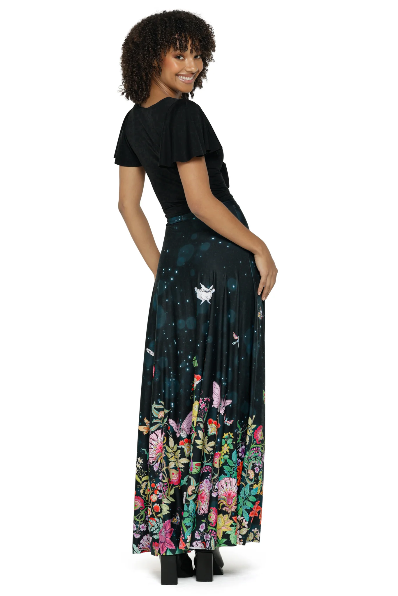 Butterfly Garden Maxi Skirt - Image 5