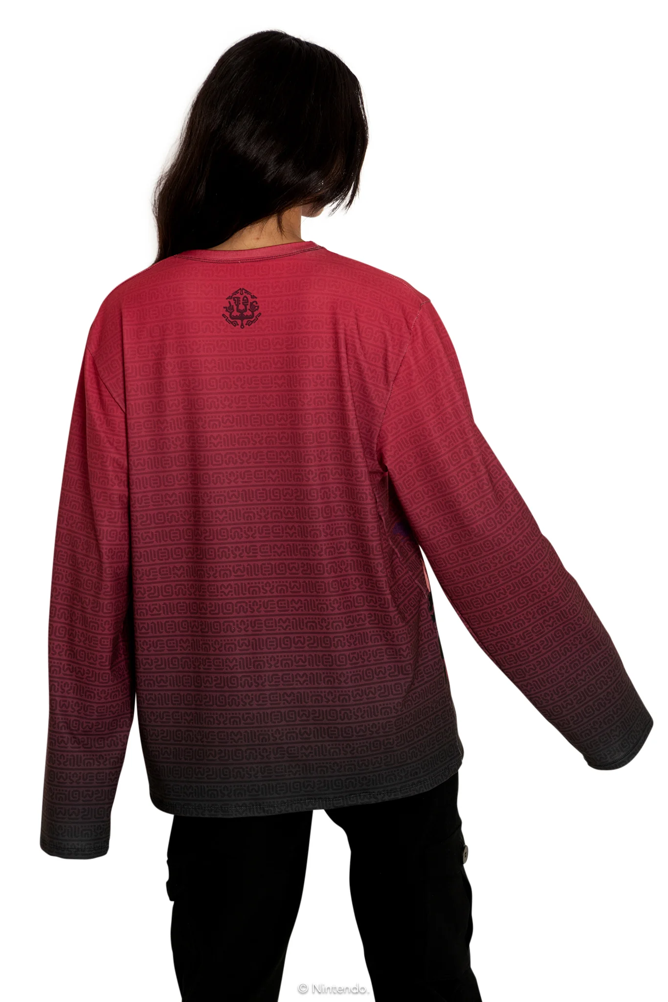 Calamity Ganon Long Sleeve Oversized Boyfriend Tee - Image 2