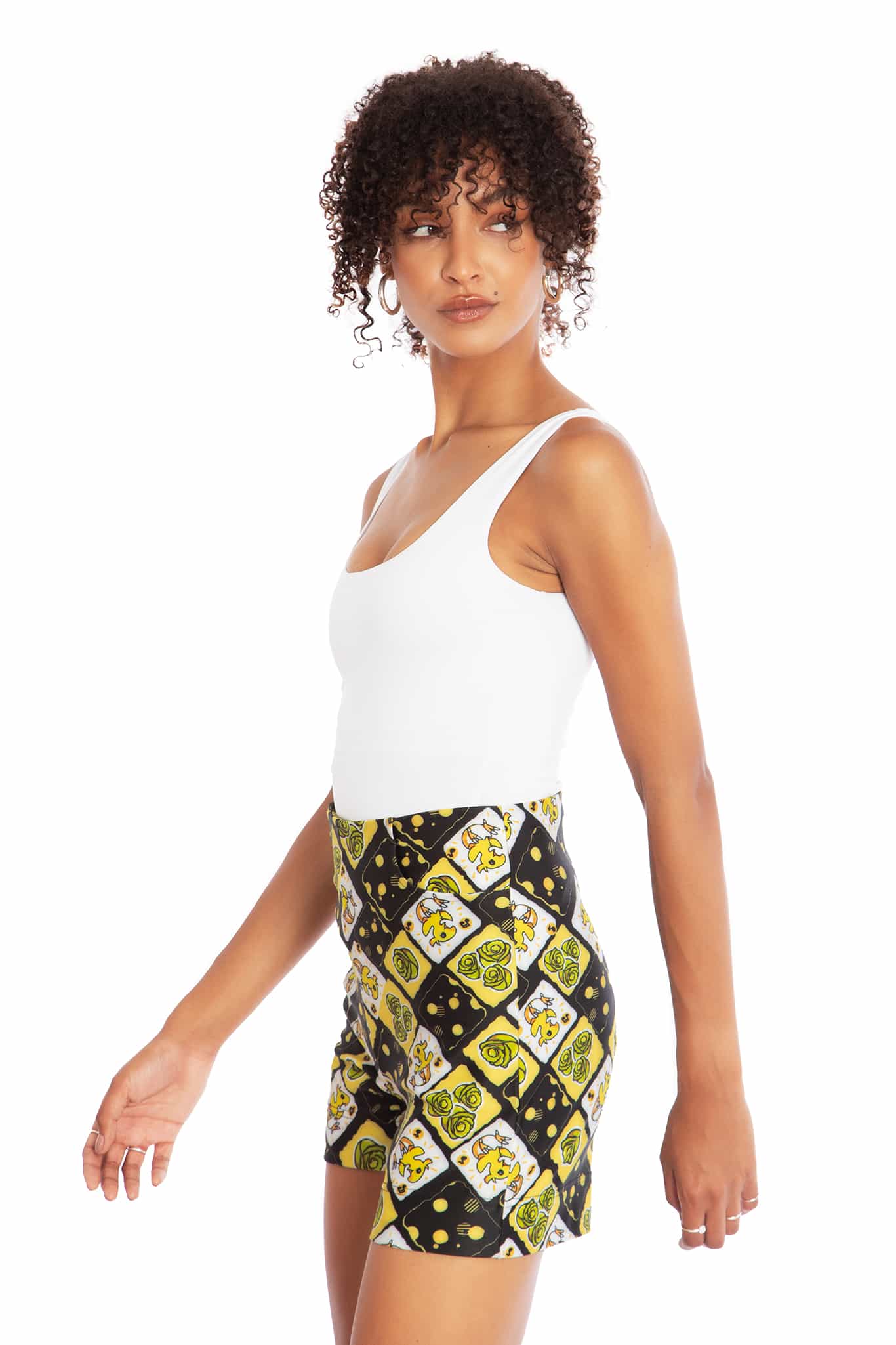 Chocobo High Waisted Pocket Shorts - Image 5