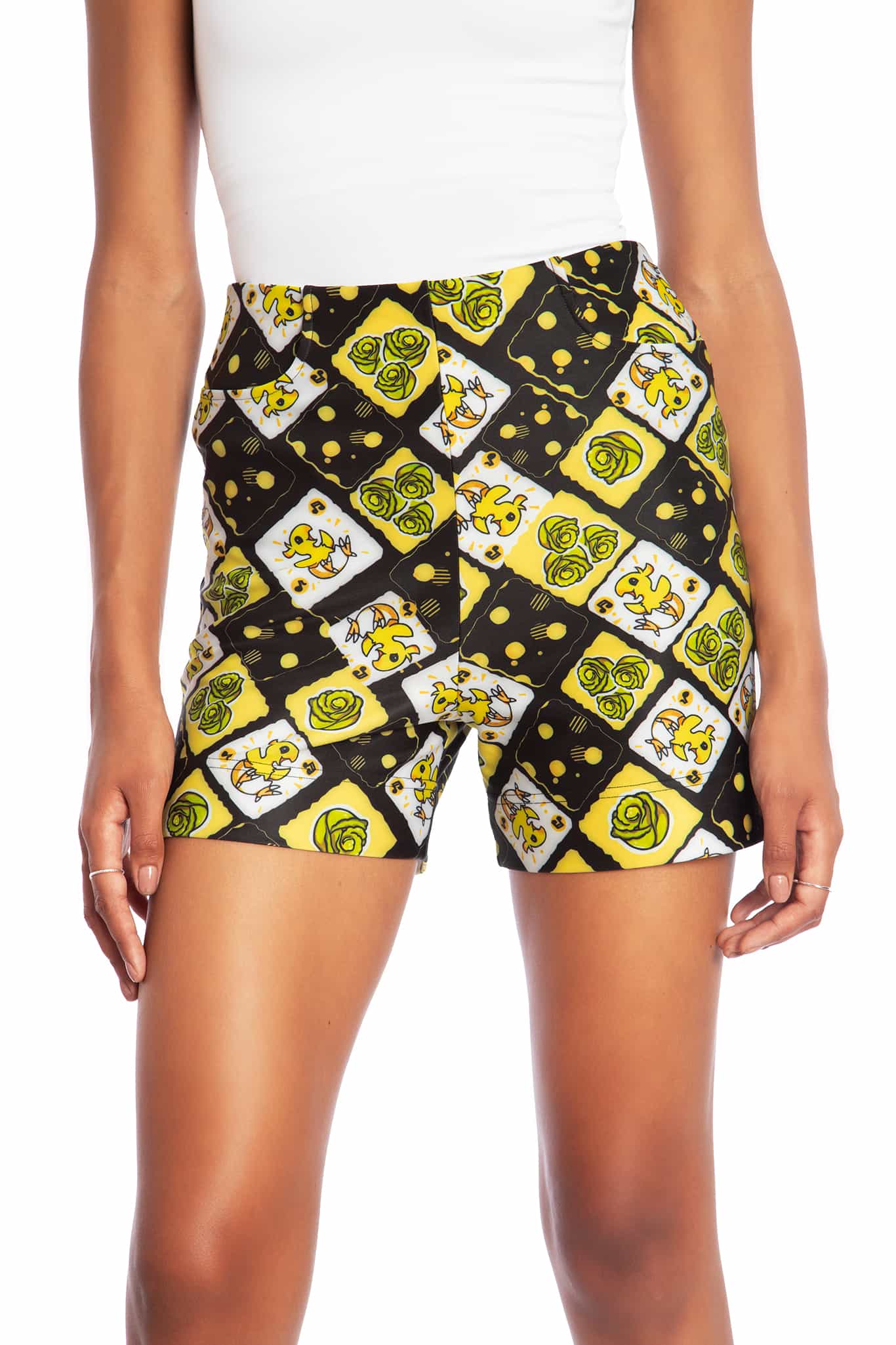 Chocobo High Waisted Pocket Shorts - Image 6