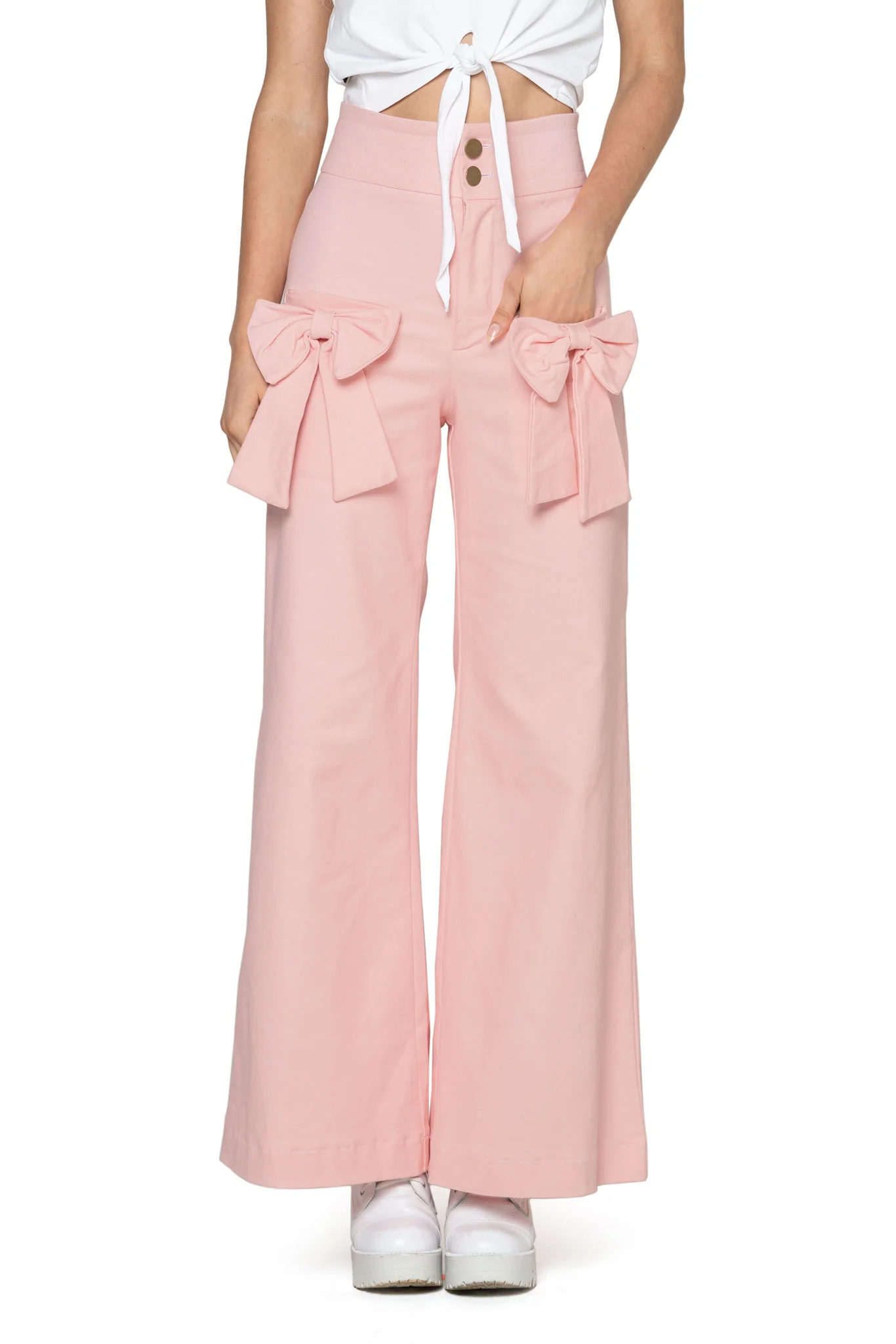 Cotton Candy Bow Pants - Image 5