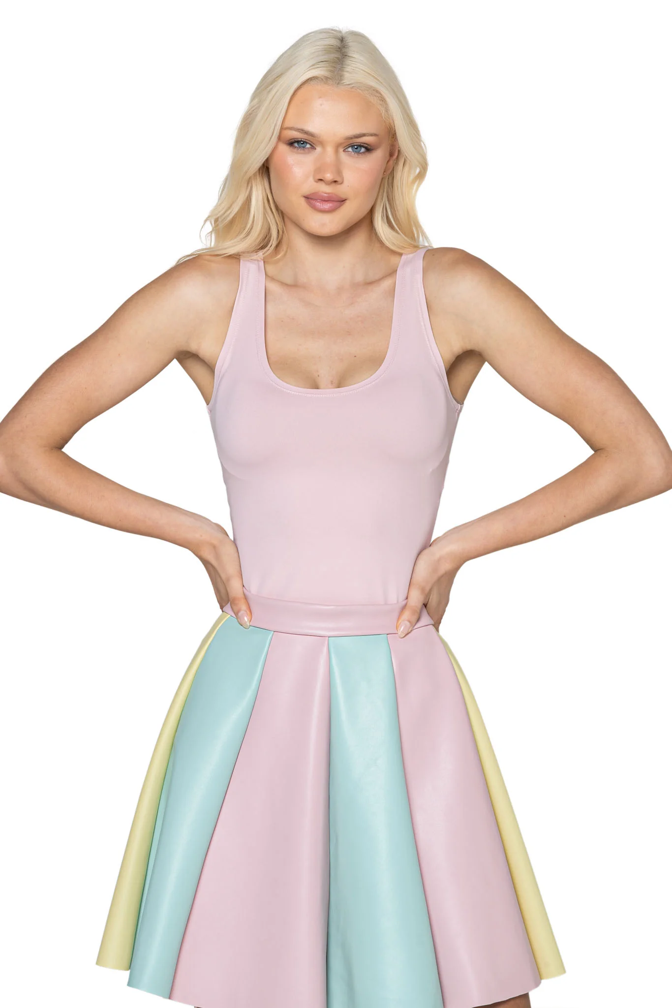 Cotton Candy Racer Scoop Tank - Image 7