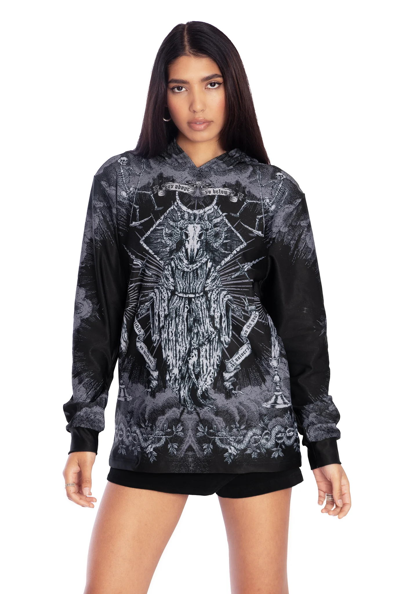 Dark Rites Oversized Hoodie Sweater