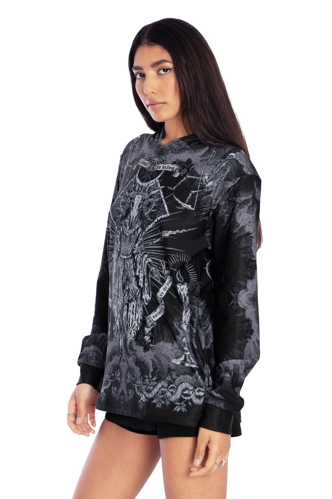Dark Rites Oversized Hoodie Sweater - Image 6