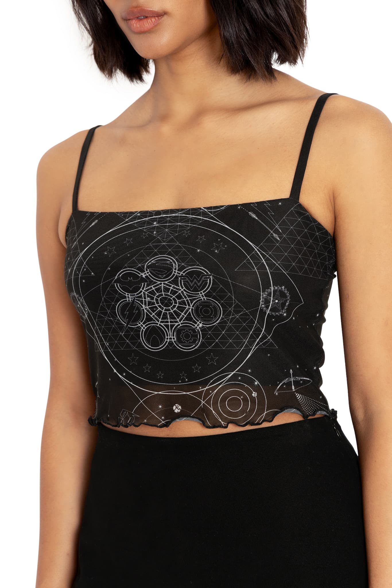 DC-Ometry Sheer Cropped Cami - Image 3