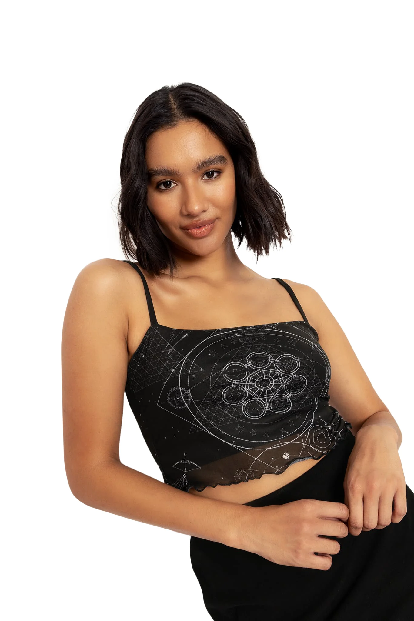 DC-Ometry Sheer Cropped Cami - Image 6