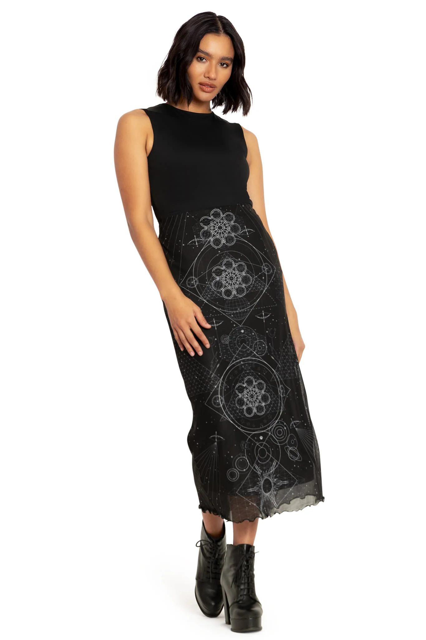 DC-Ometry Sheer Midaxi Tube Skirt