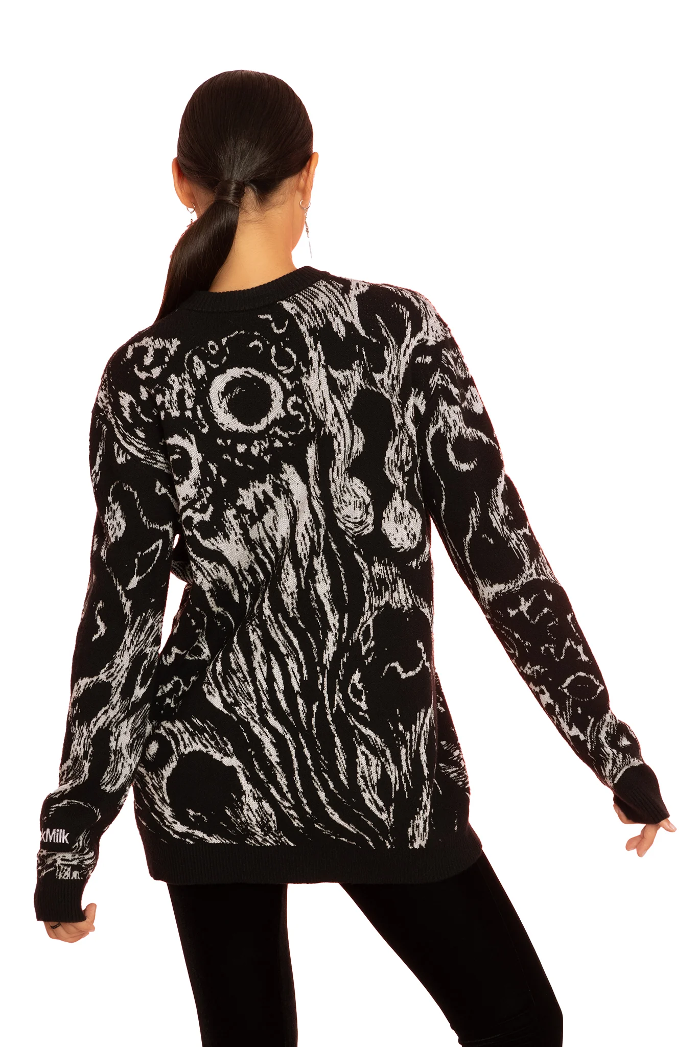Death Stench Oversized Knit Sweater - Image 4