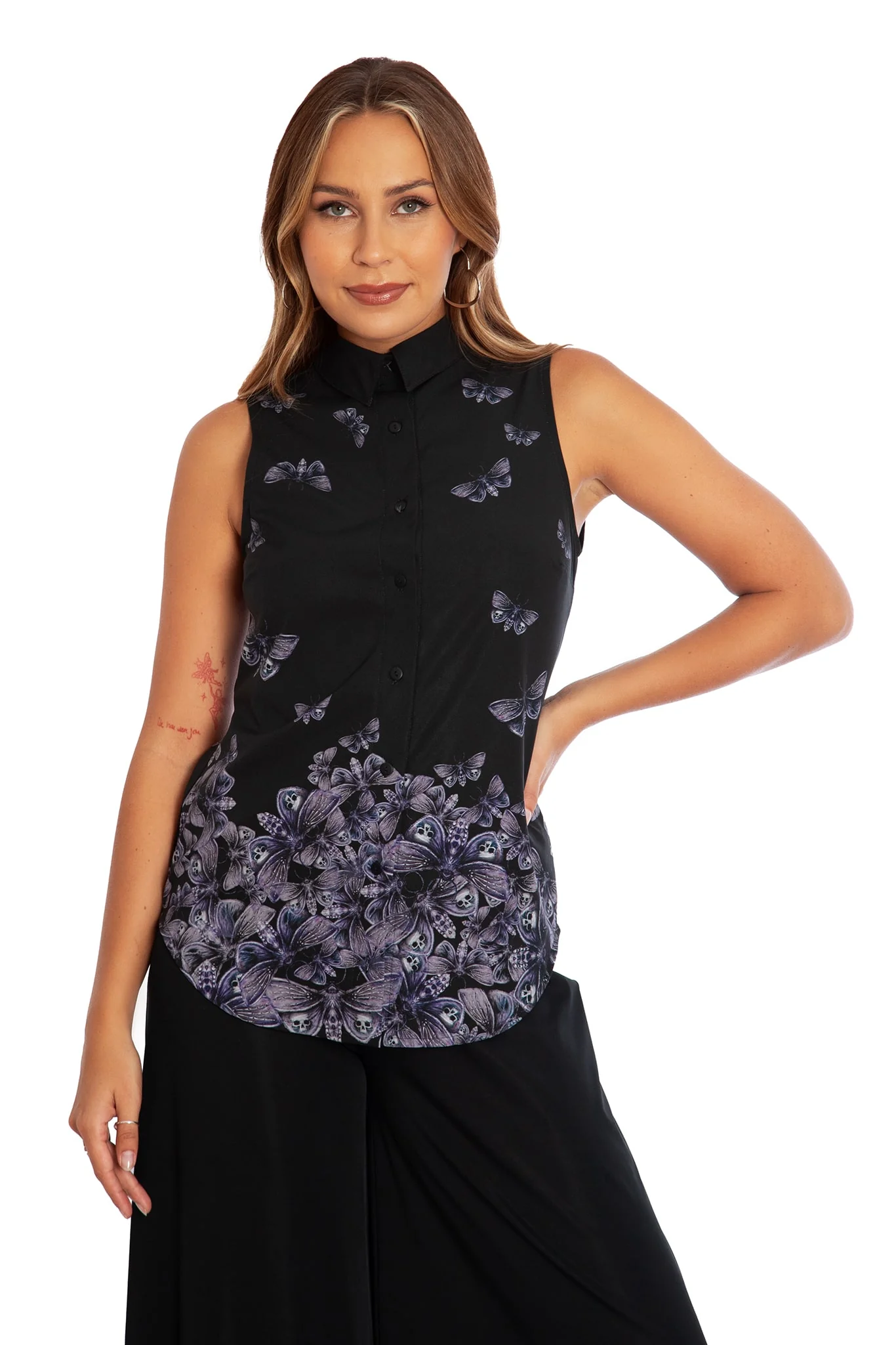 Death's Head Hawkmoth Business Time Shirt - Image 4