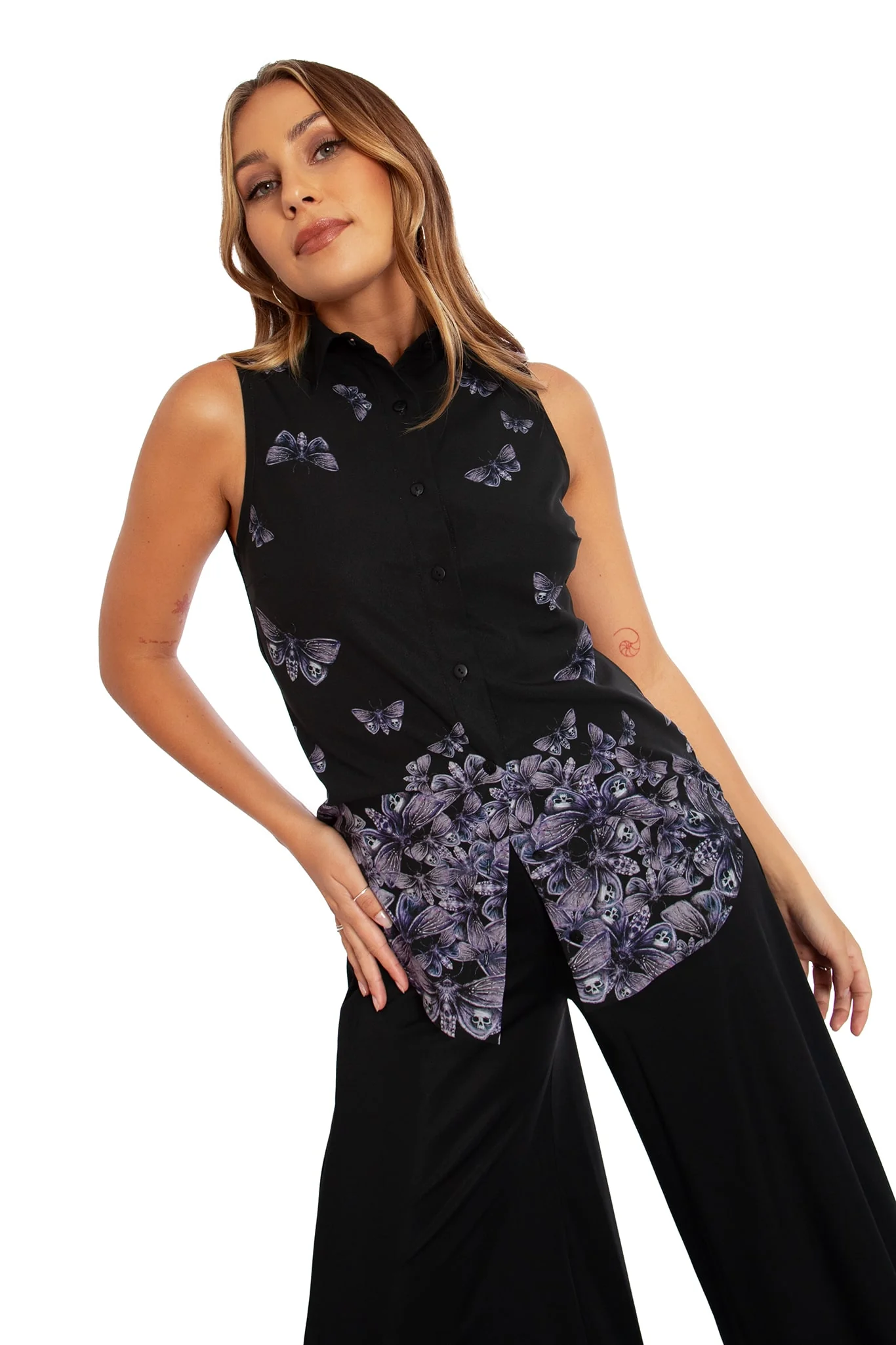 Death's Head Hawkmoth Business Time Shirt - Image 7