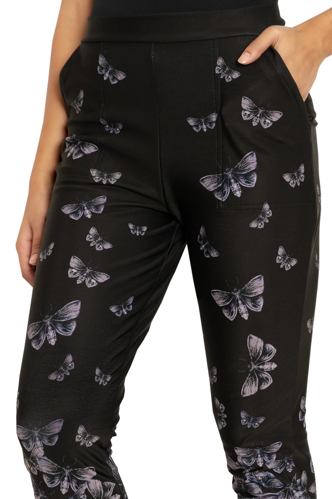 Death's Head Hawkmoth Cuffed Pants - Image 3