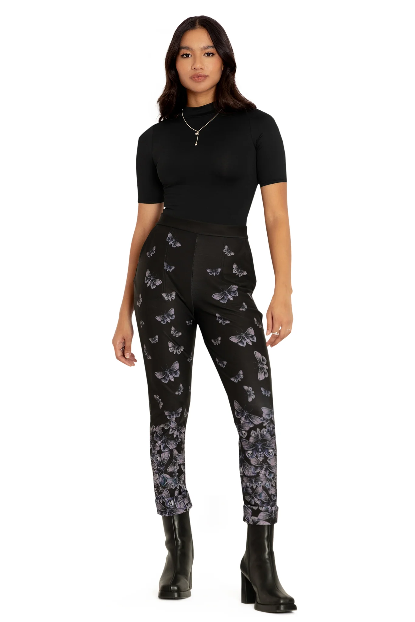 Death's Head Hawkmoth Cuffed Pants - Image 6
